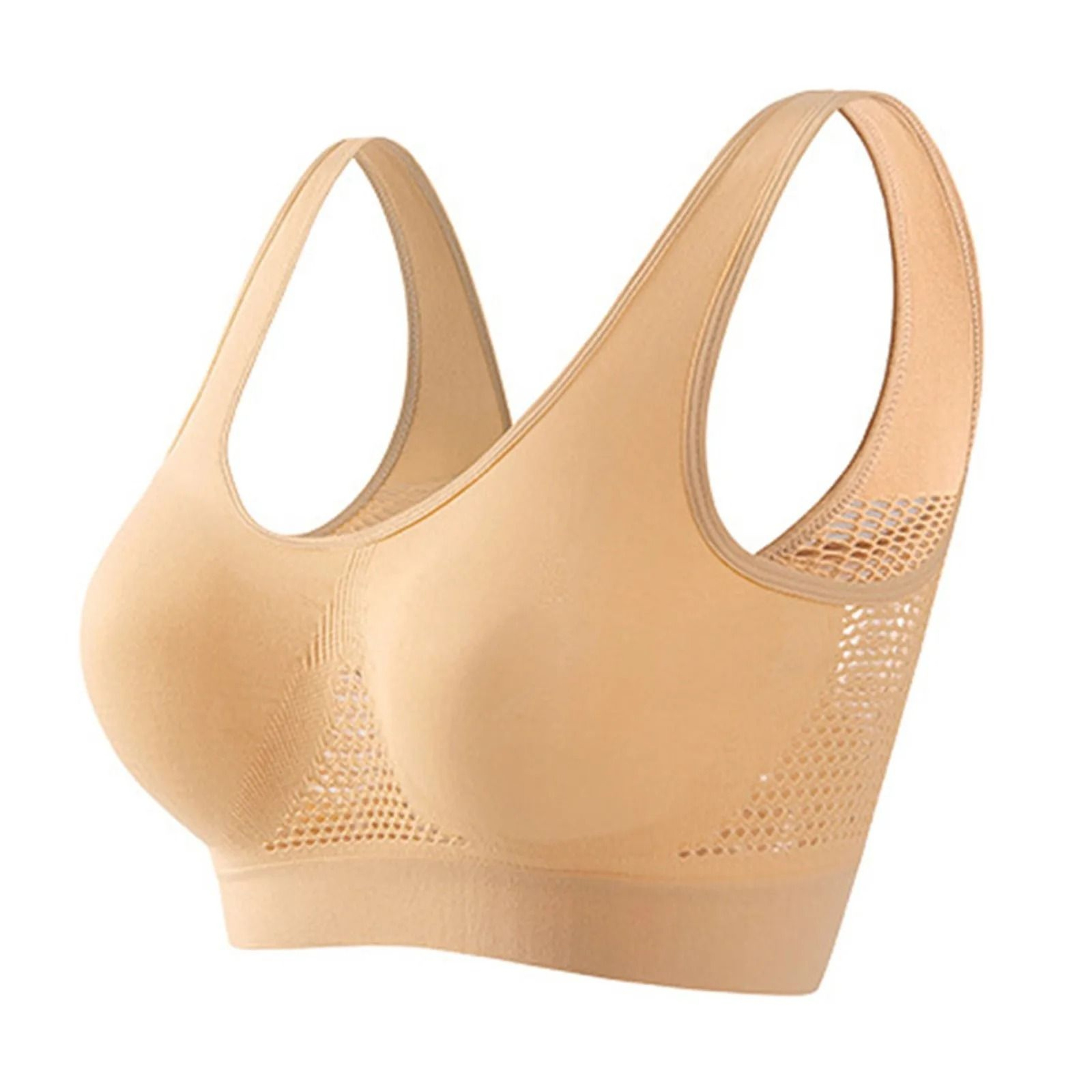 Seamless FrontClosure WireFree Bra With WideStrap Support System 15