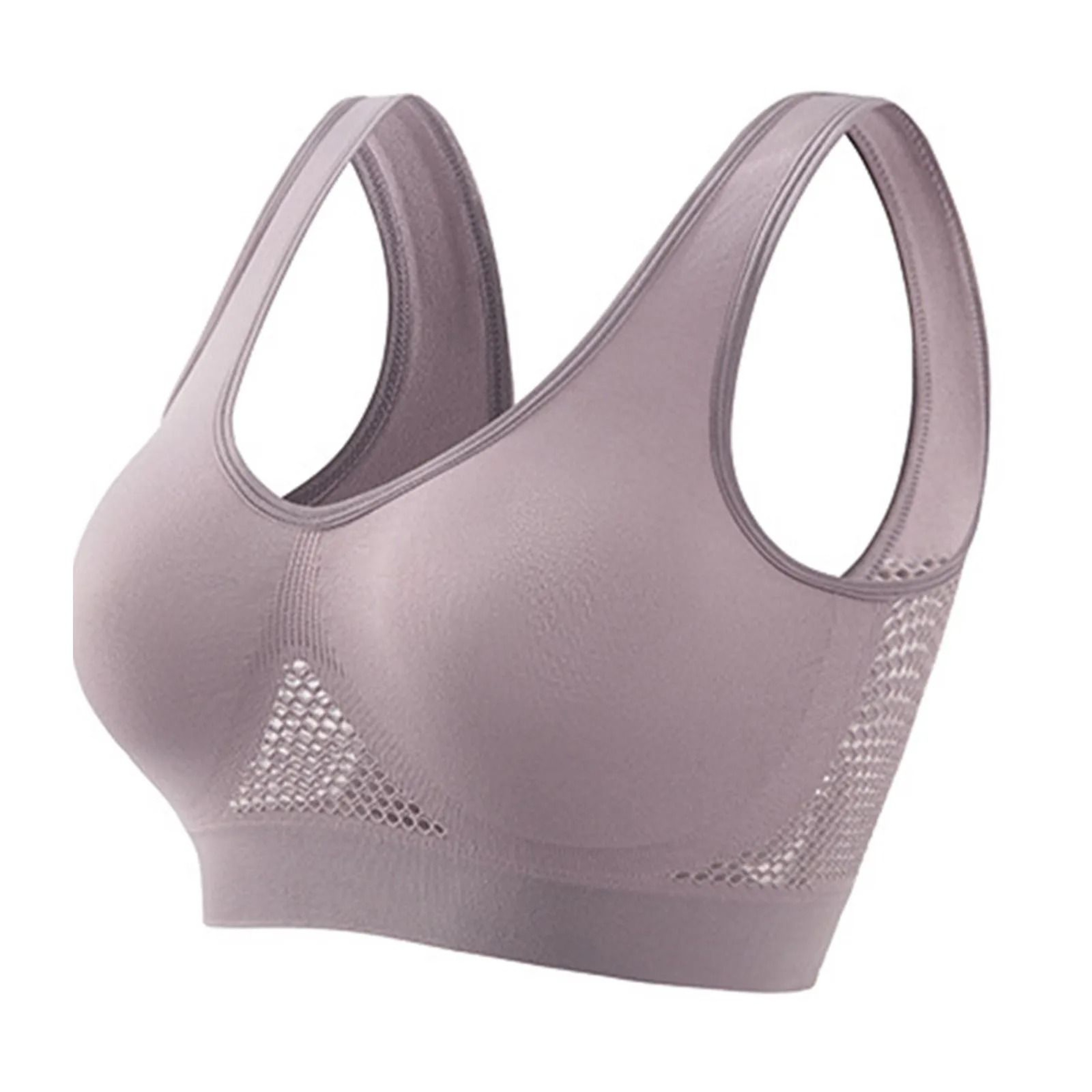 Seamless FrontClosure WireFree Bra With WideStrap Support System 7