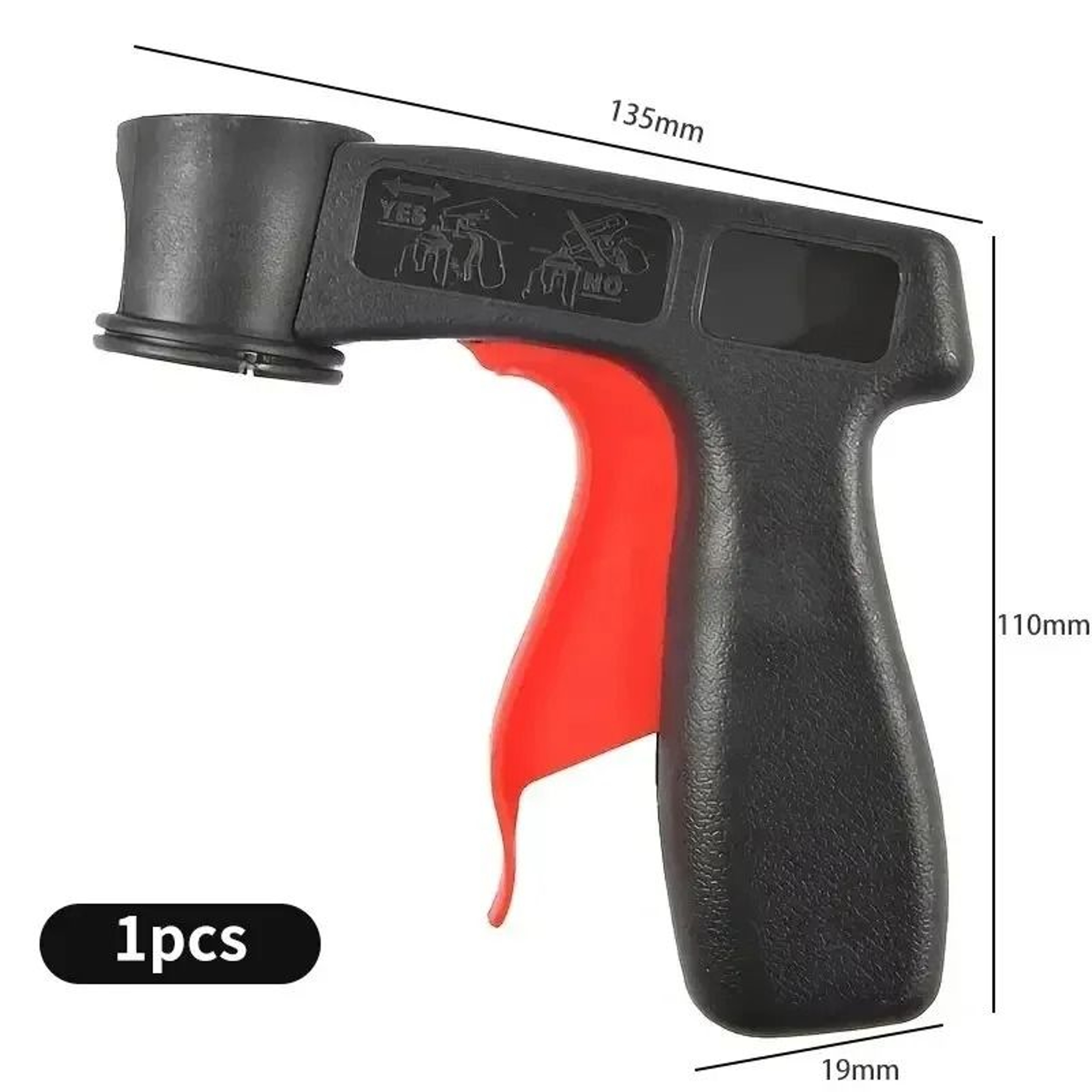 Universal Portable Plastic Spray Paint Handle And Self Spraying Hand Gun 8