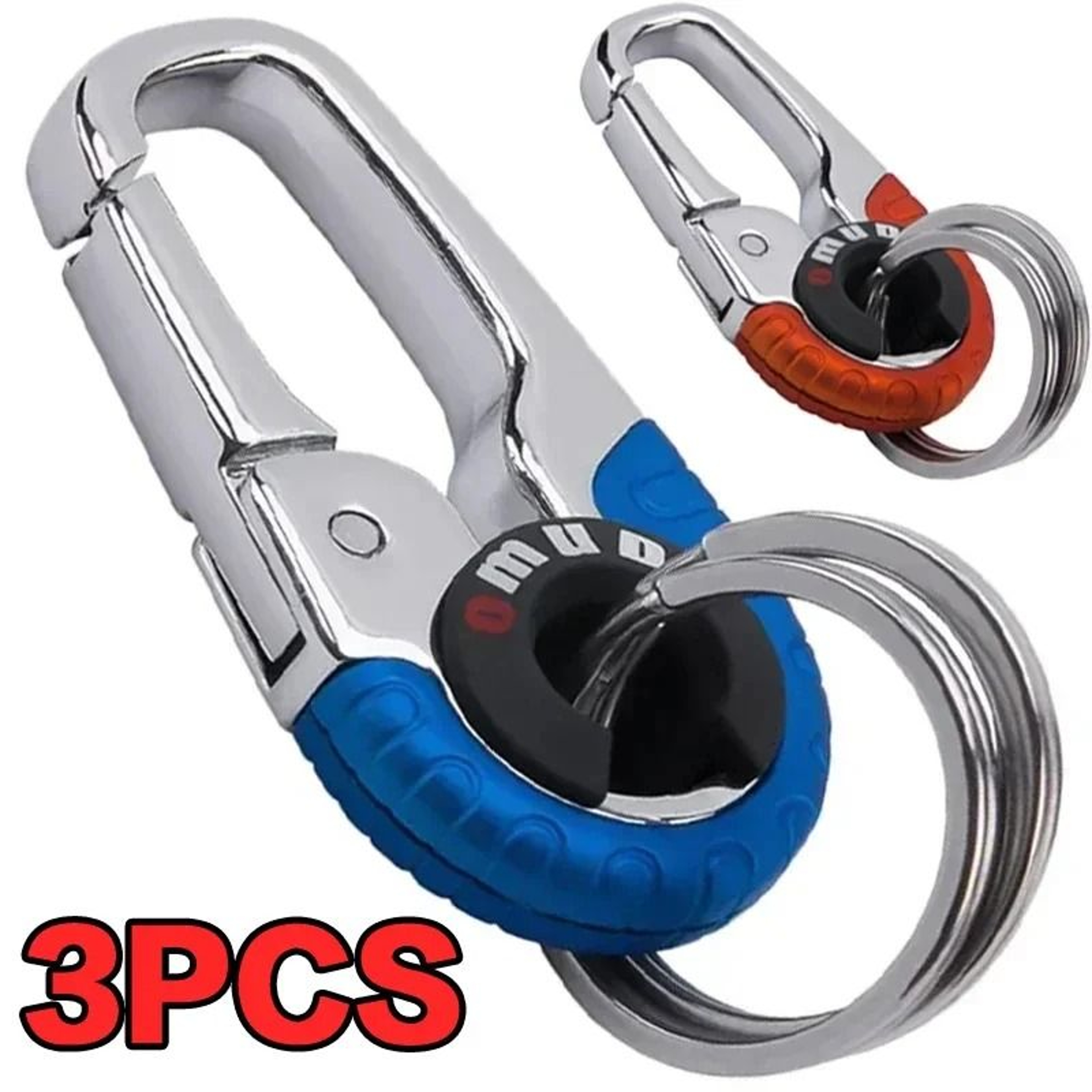 Stainless Steel HeavyDuty Keychain Buckle And Outdoor Carabiner 0