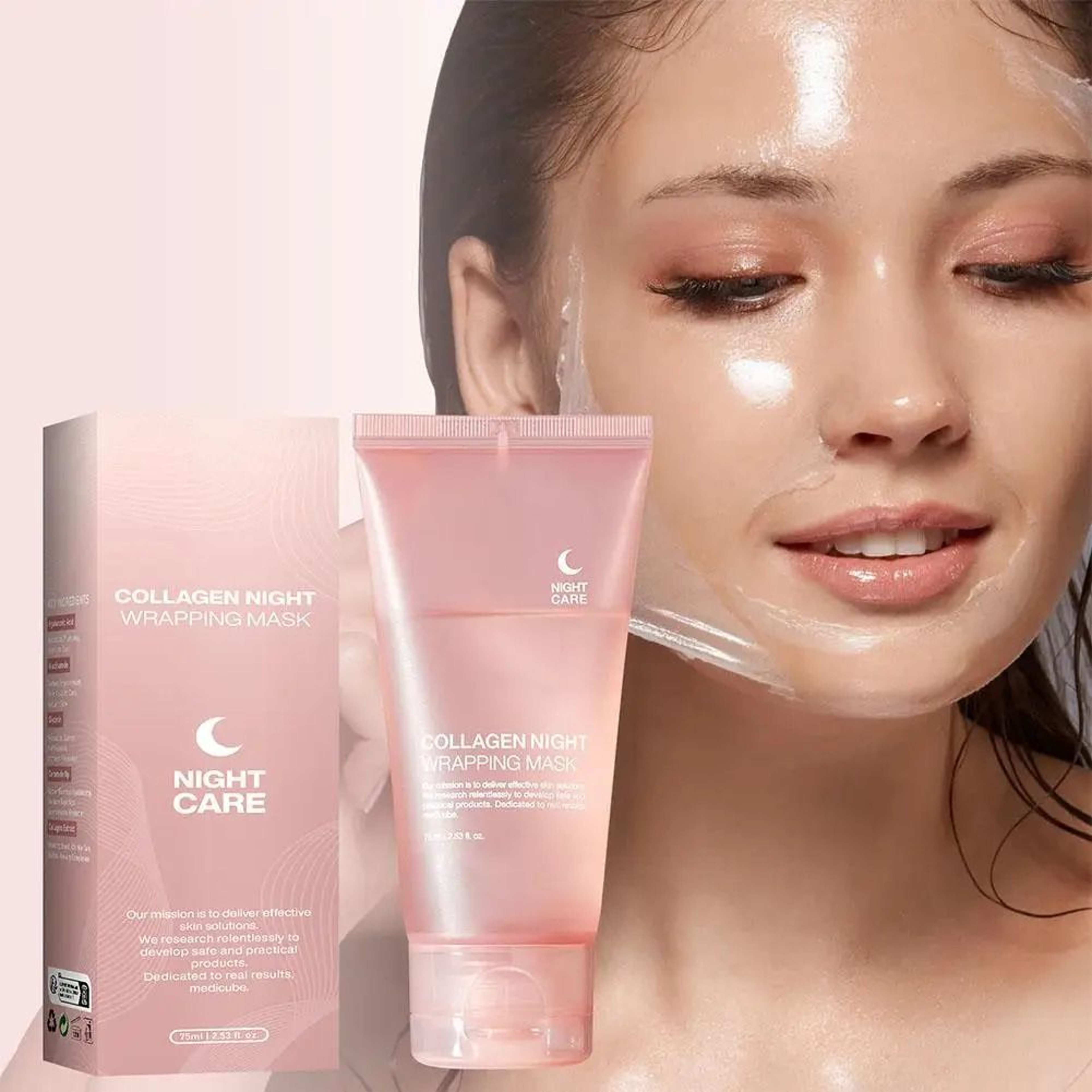 Hydrolyzed Collagen Overnight Wrapping PeelOff Facial Mask 0