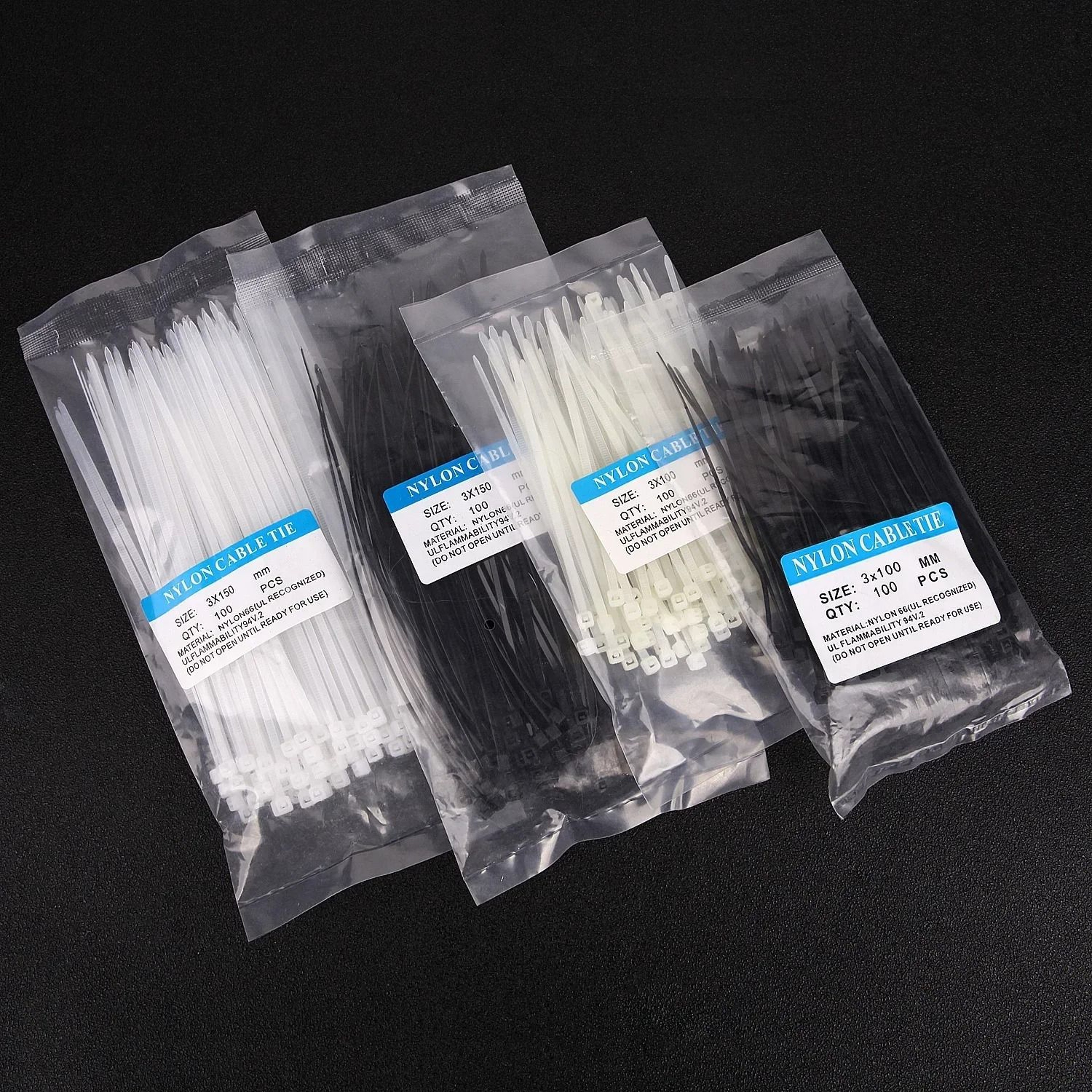 Universal HighStrength SelfLocking Nylon Cable Ties And Wire Management Interface 5