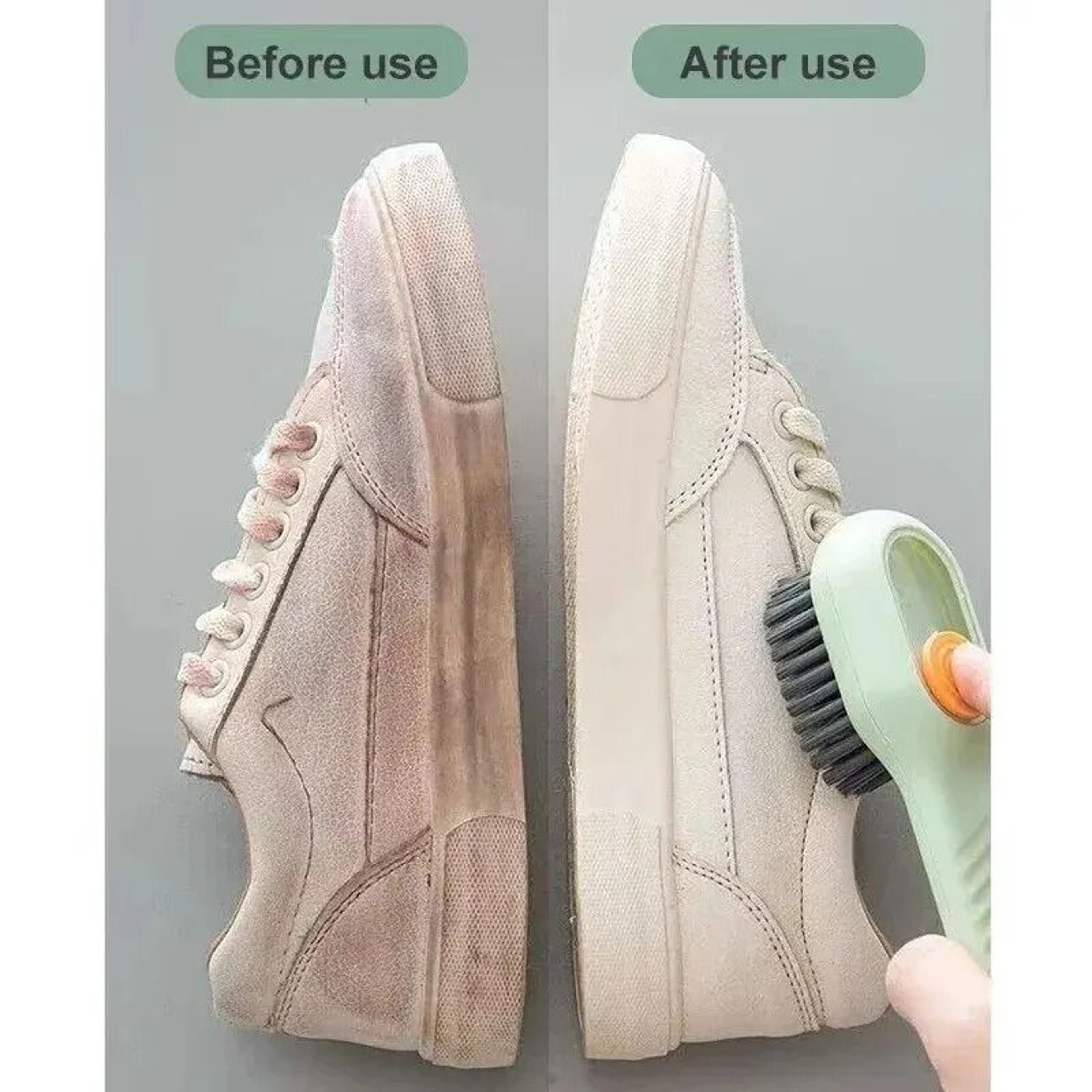 Multifunction LiquidDispensing Shoe Brush And Textile Cleaning Interface 3