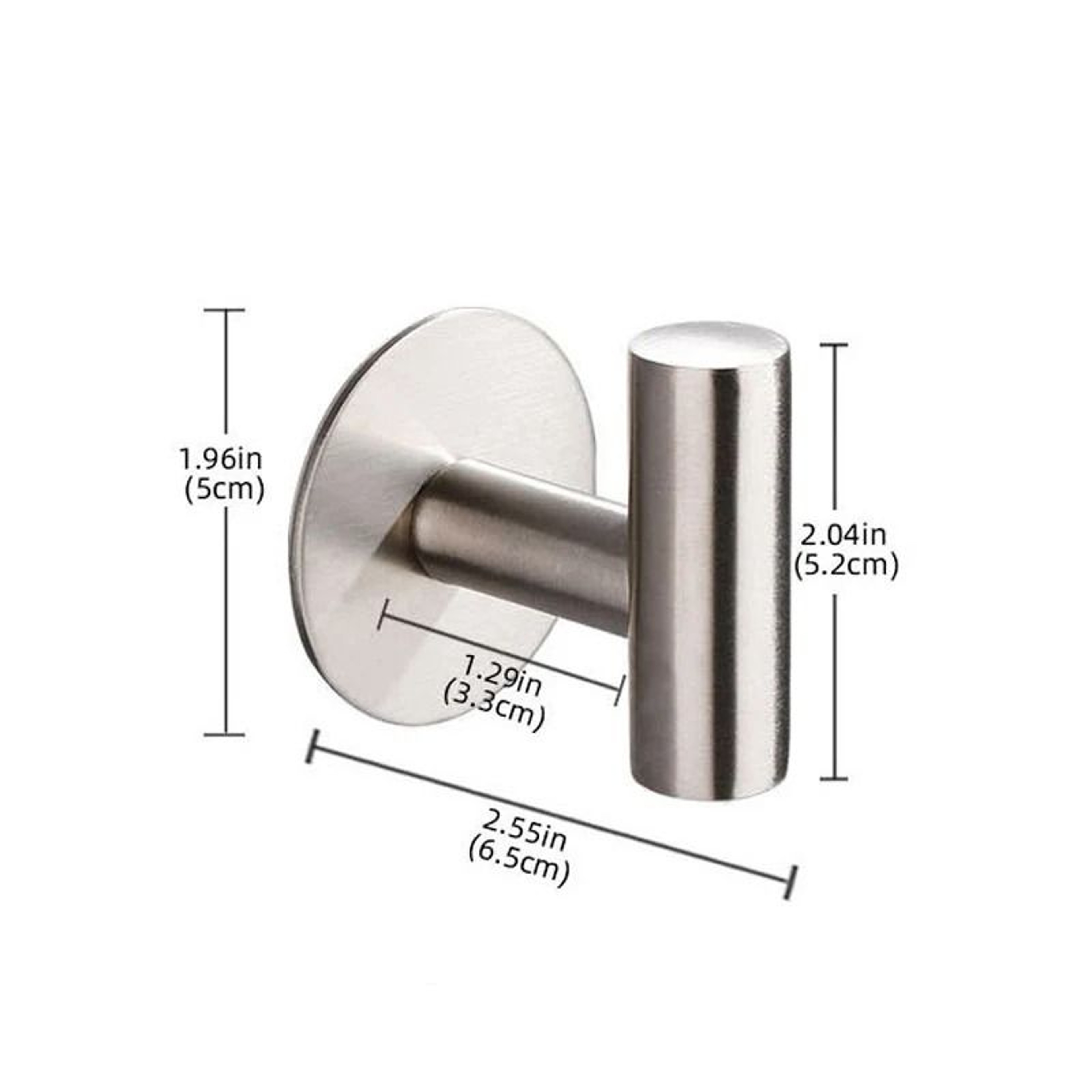 Stainless Steel HeavyDuty Adhesive Utility Hook And Spatial Hardware Interface 1