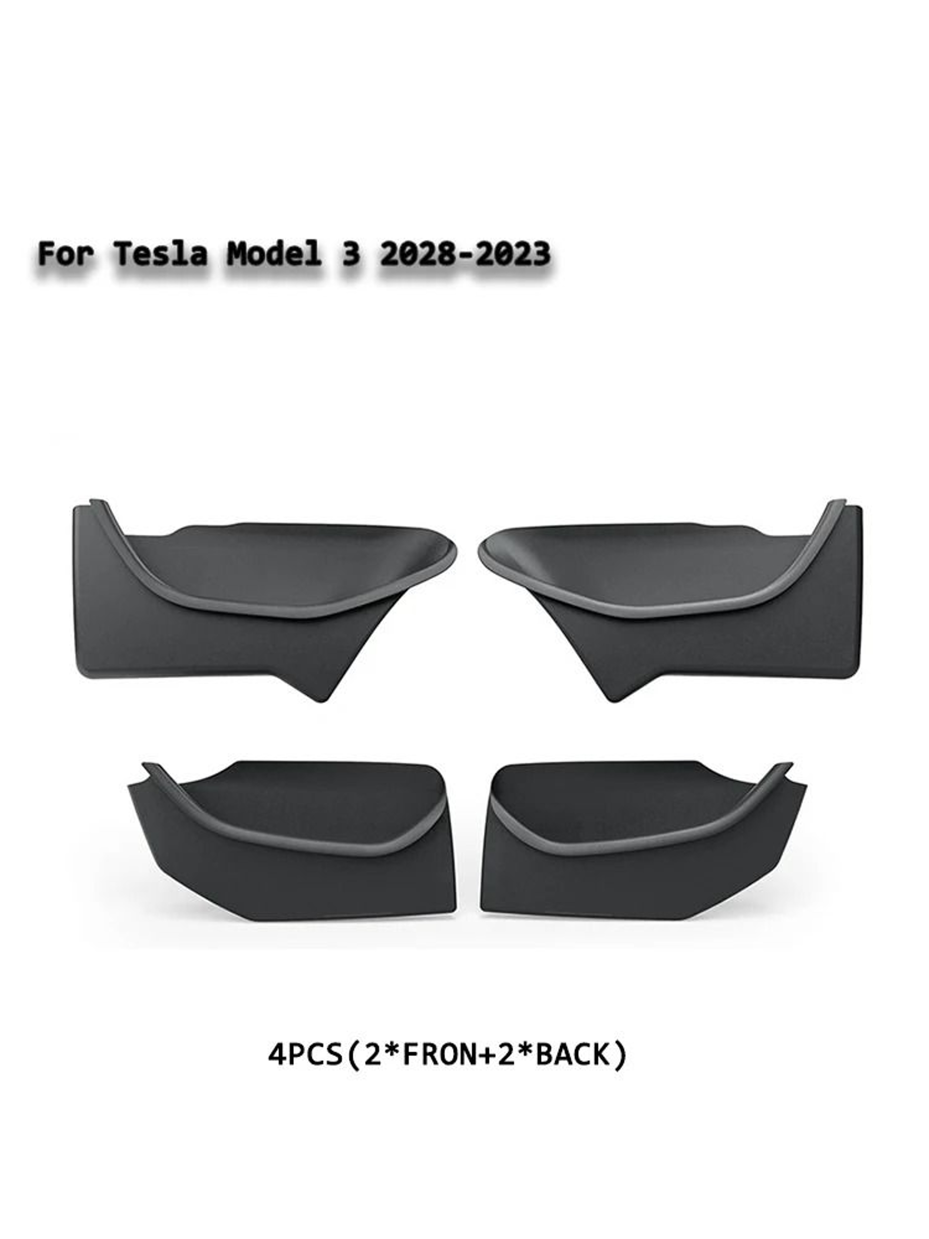 Tesla Model Y3 White Interior Door Pocket Stabilization Interface 13