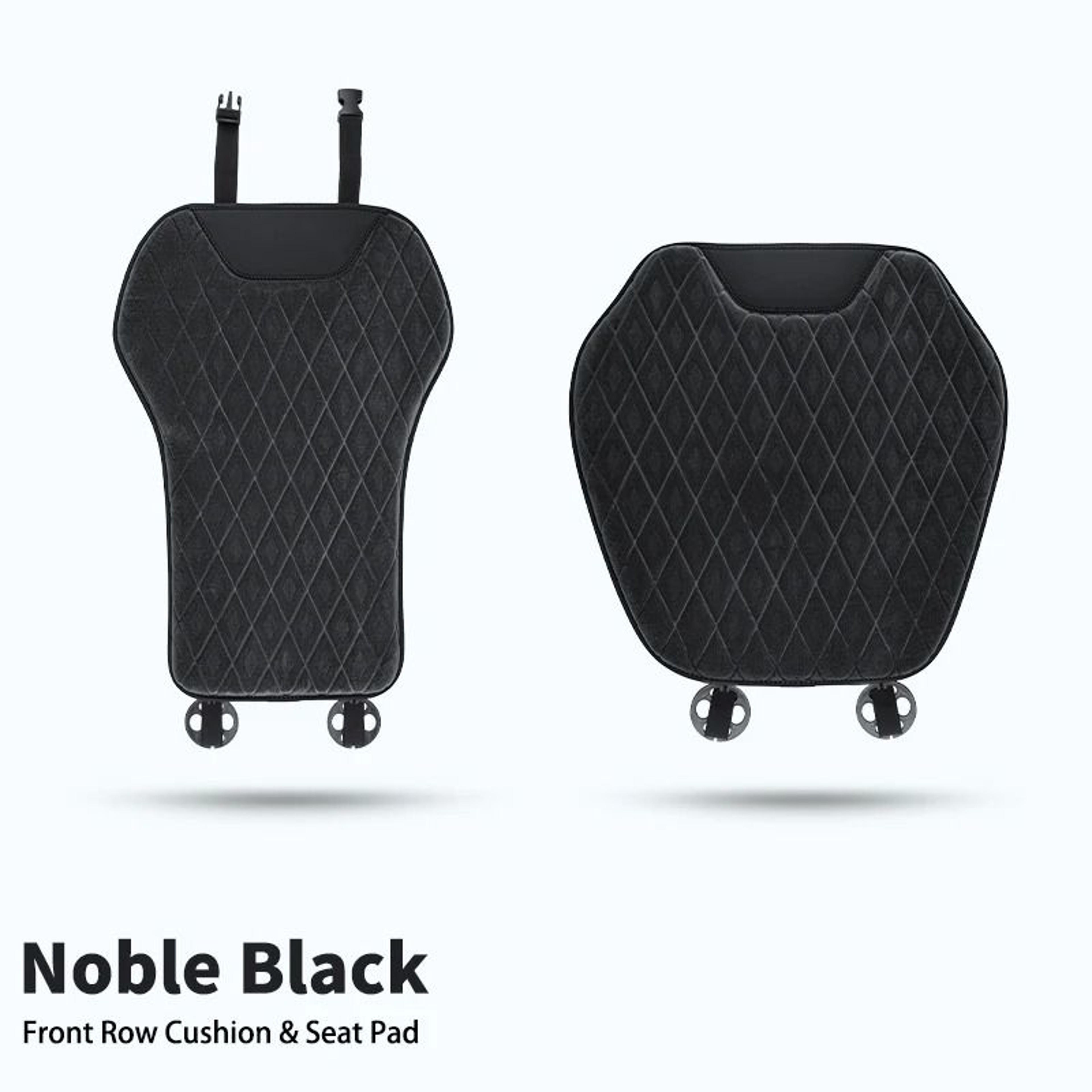 Universal Soft Flannel Car Seat Mat And Backrest Protector Set 11