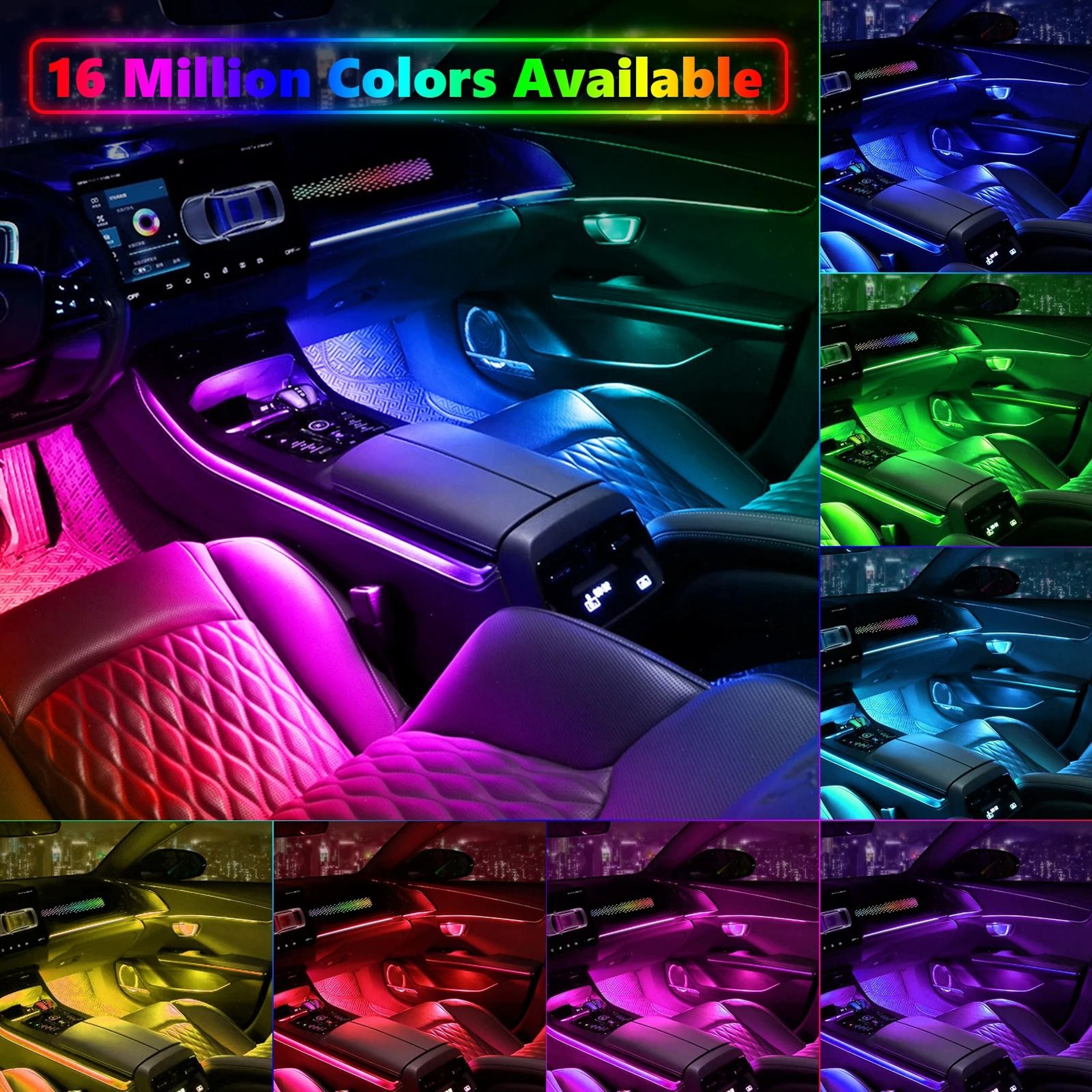 22in1 Symphony RGB Interior Ambient Lighting System 5