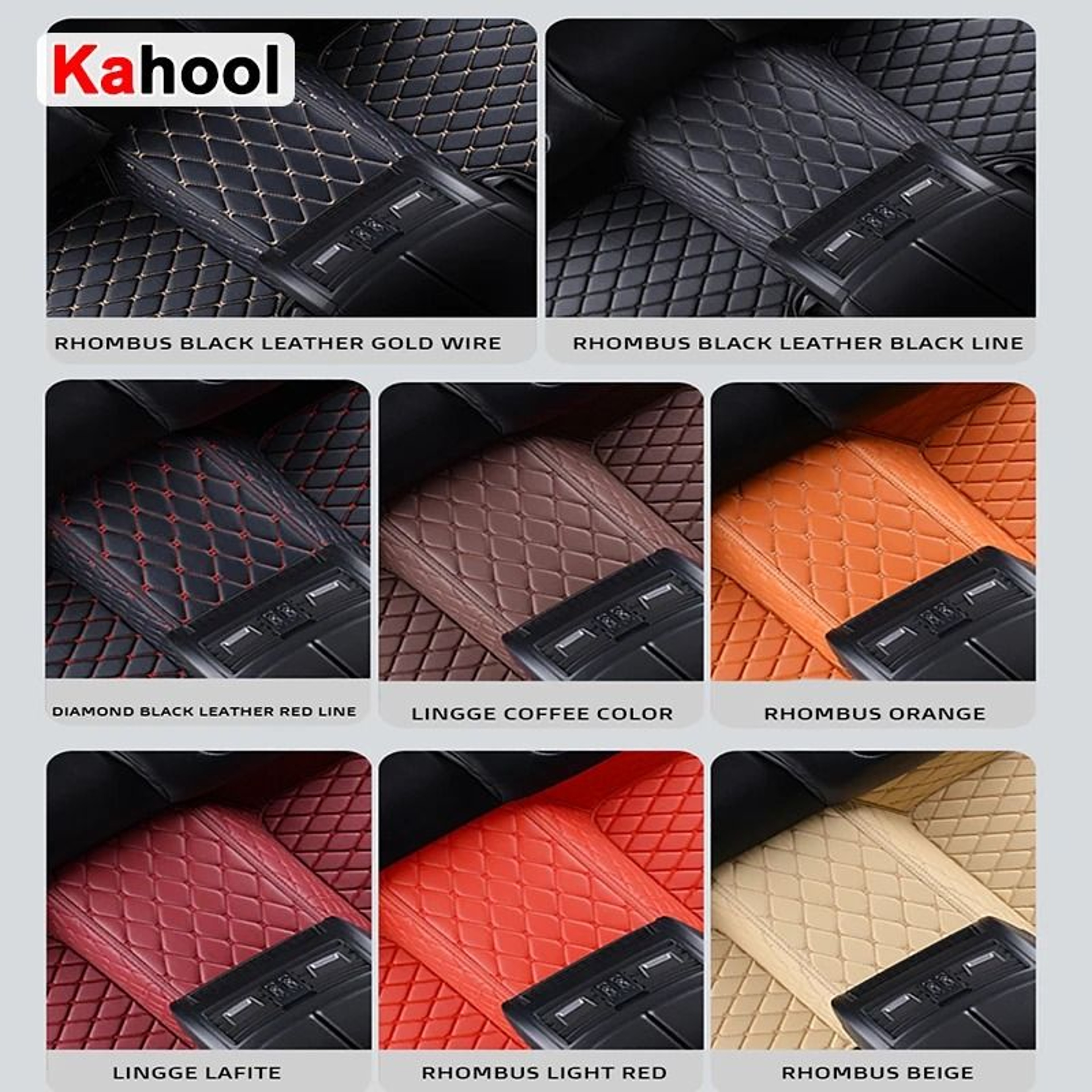 KAHOOL Luxury CustomTailored Car Floor Mat System 3