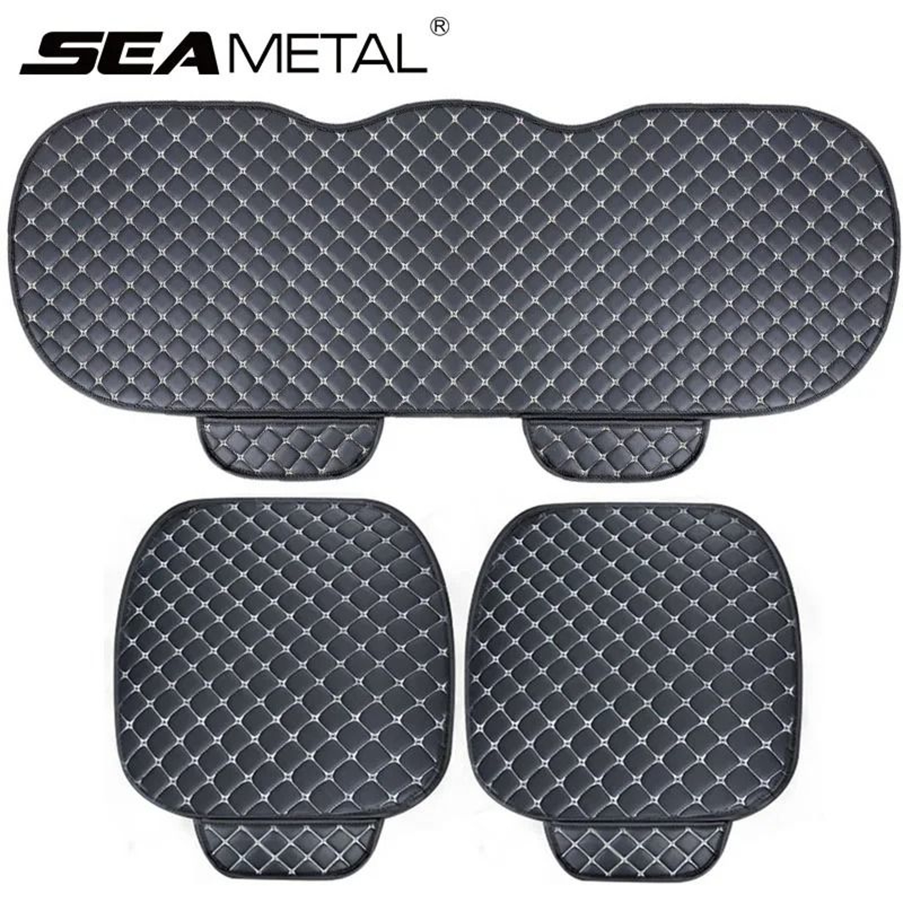 SEAMETAL Universal PU Leather FourSeasons Seat Protector 0