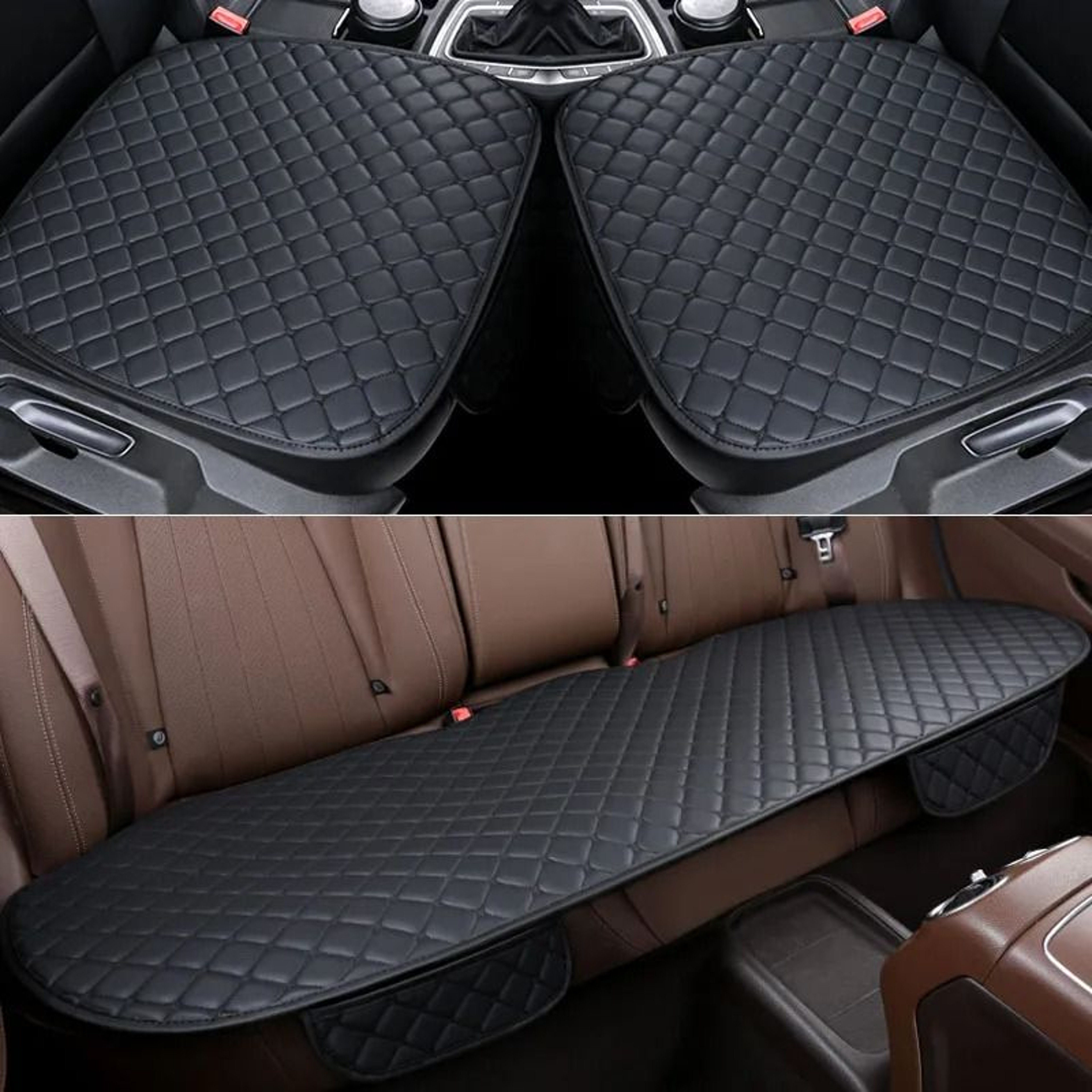 SEAMETAL Universal PU Leather FourSeasons Seat Protector 12