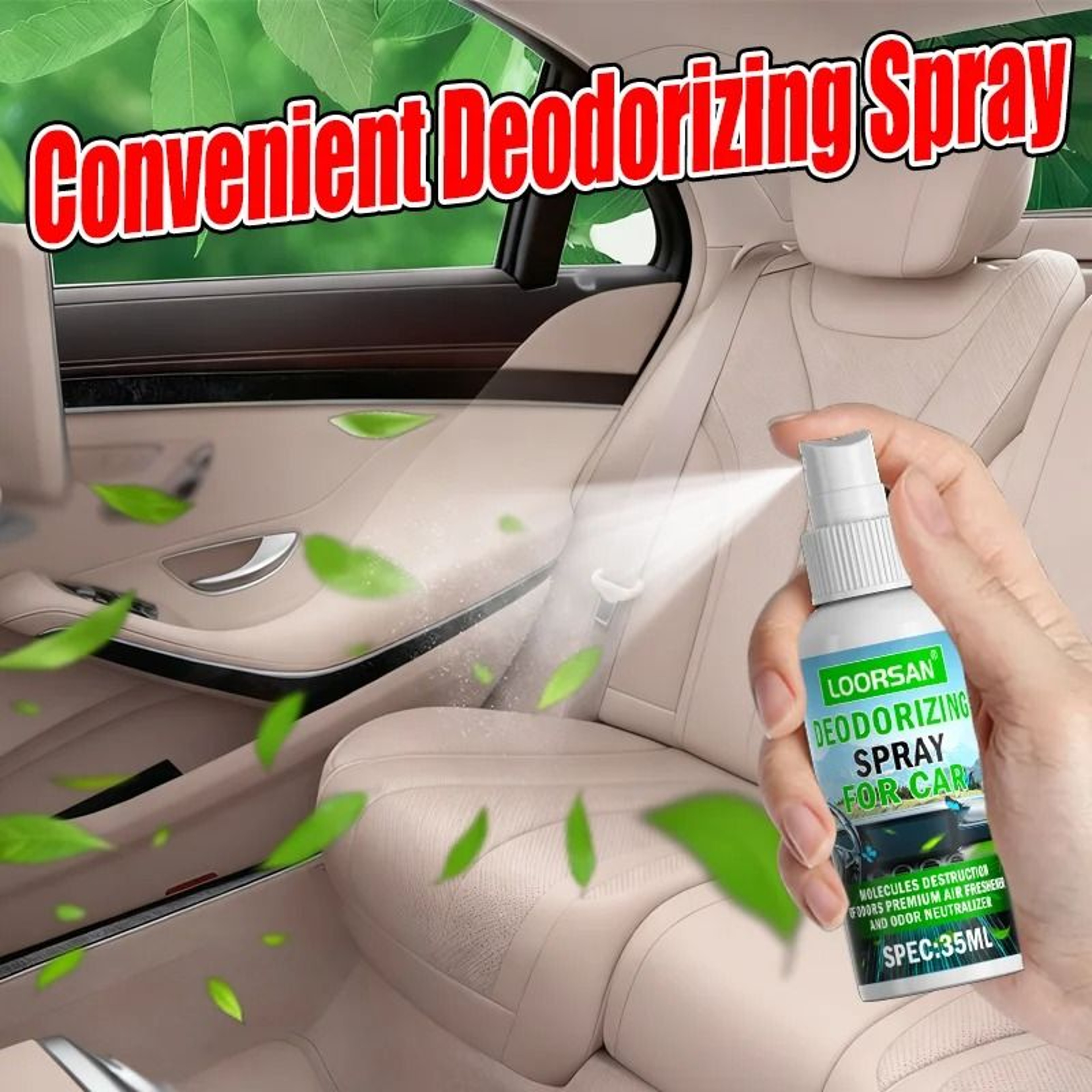 LOORSAN Instant Molecular Car Deodorizing Spray 4