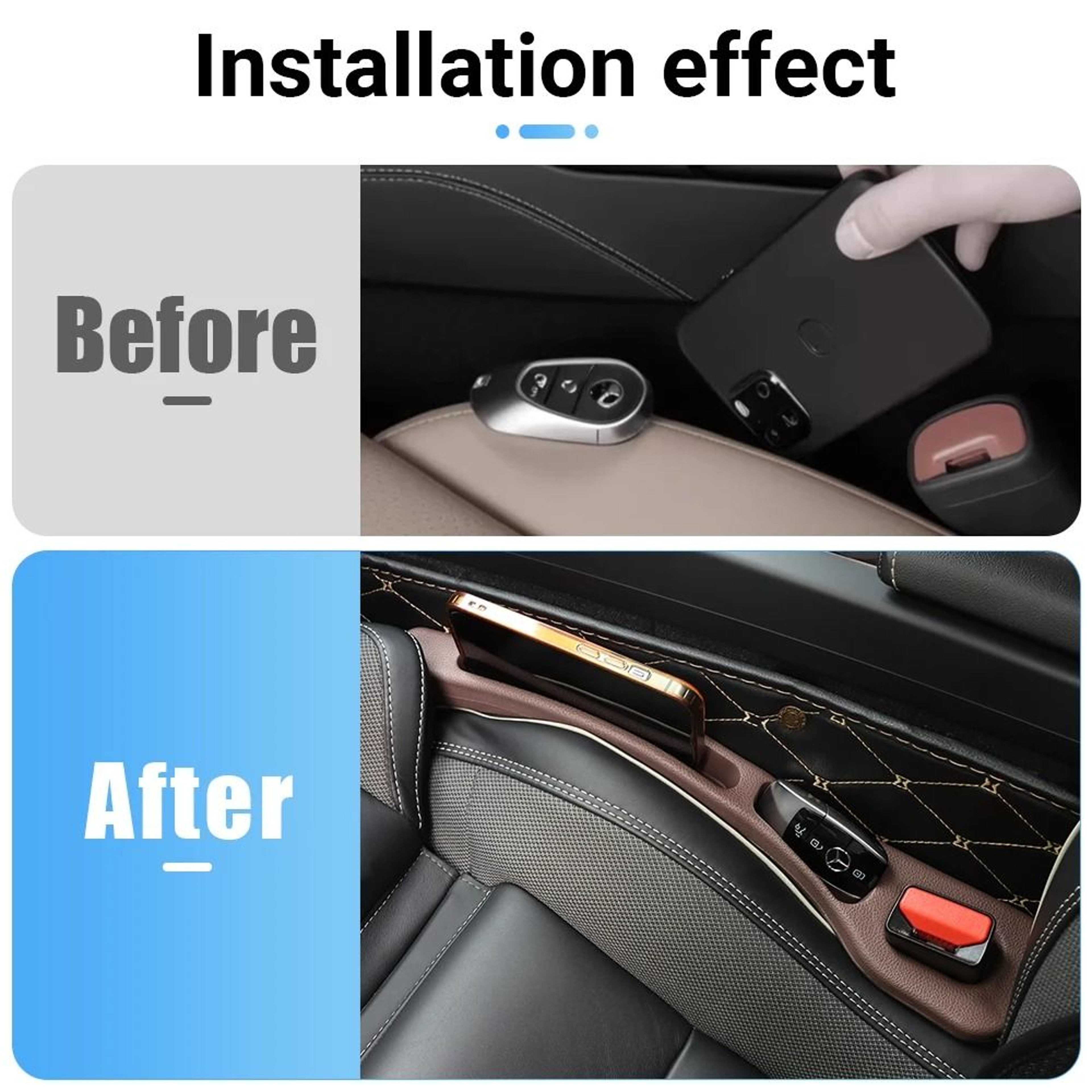 OpelVauxhall MultiFunctional AntiDrop Seat Gap Organizer 1