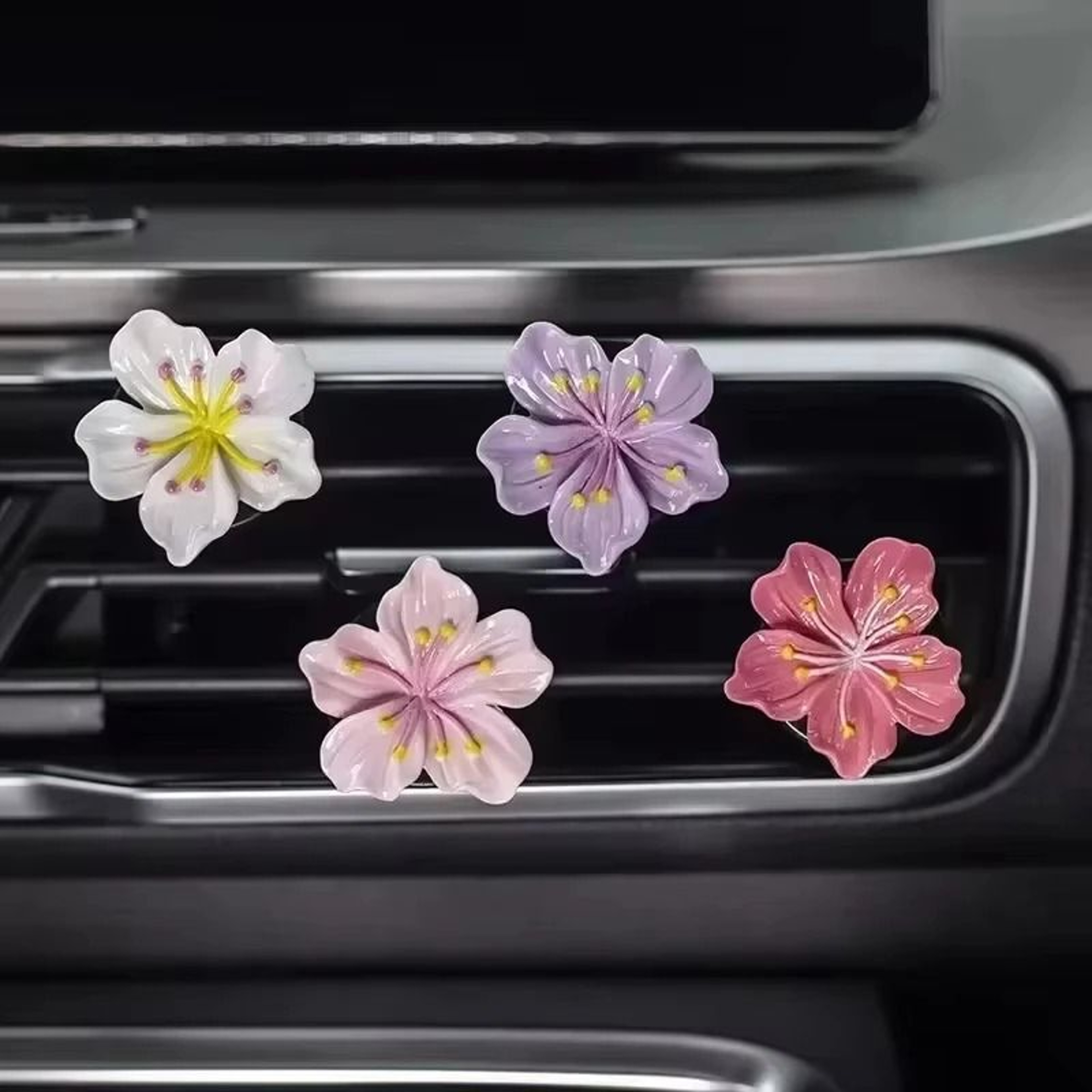 Floral Harmony  Peach Blossom Air Vent Diffuser Set 2Piece 0