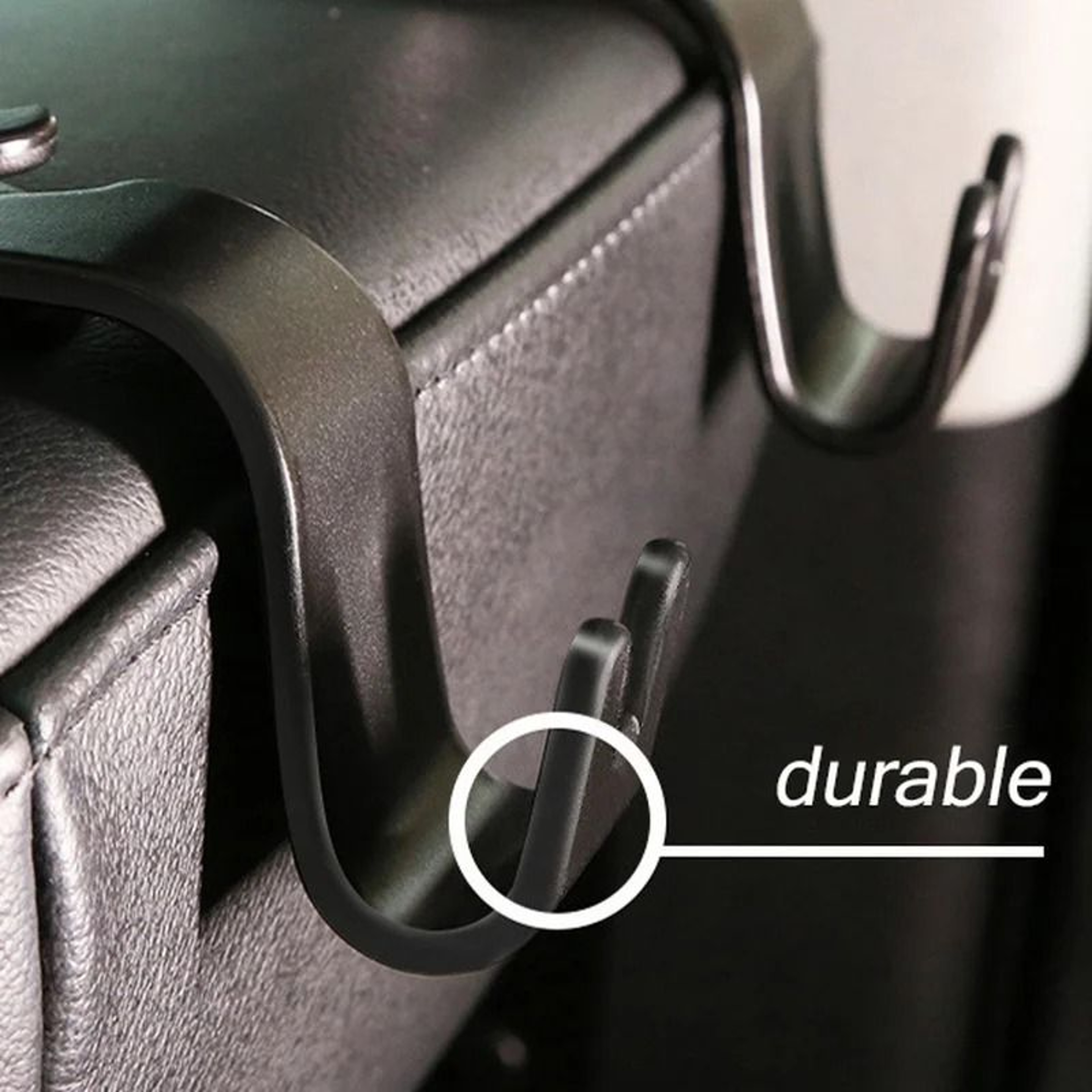 HeavyDuty Stealth Headrest Utility Hook 2