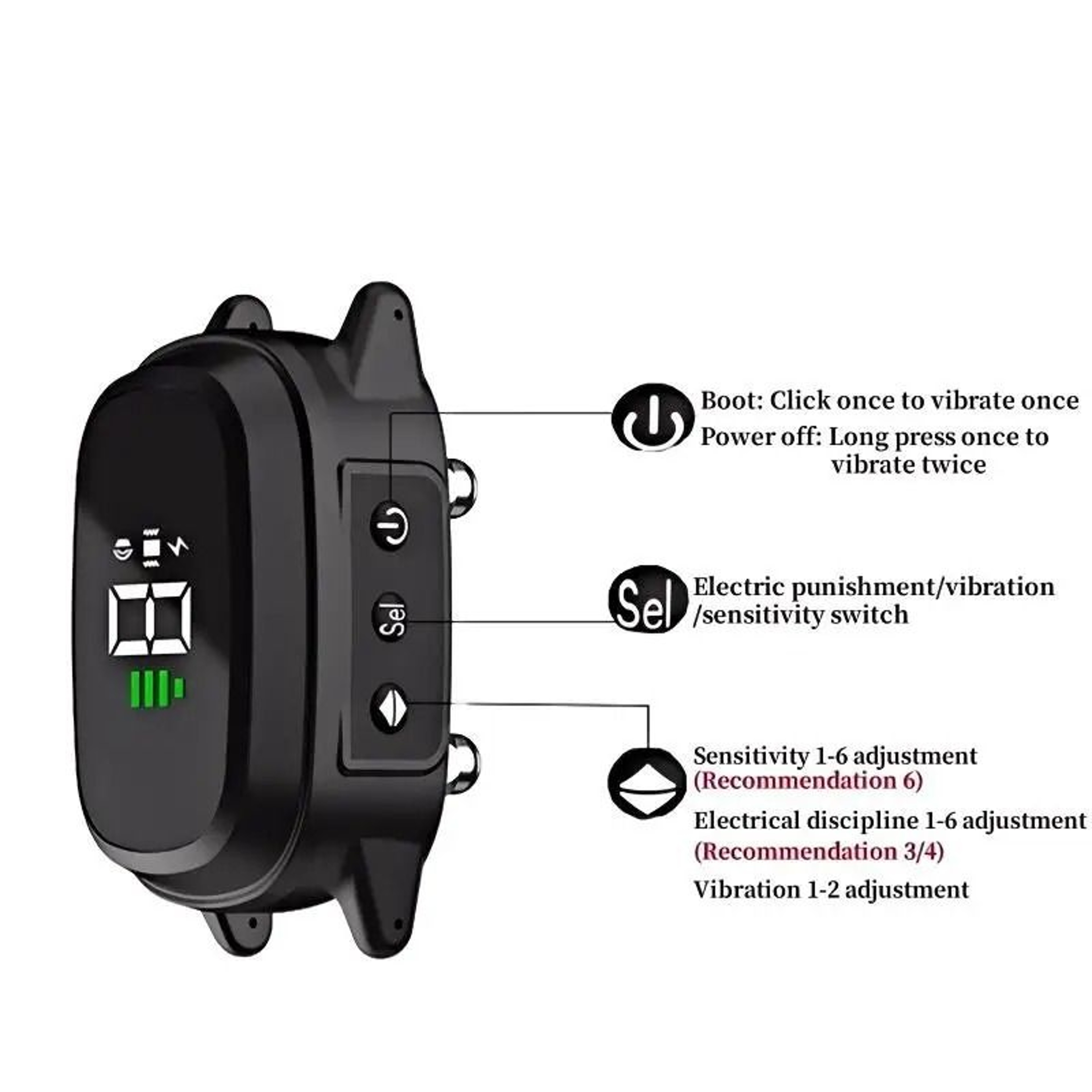 AeroPulse Advanced Precision Training  Bark Correction Collar 3
