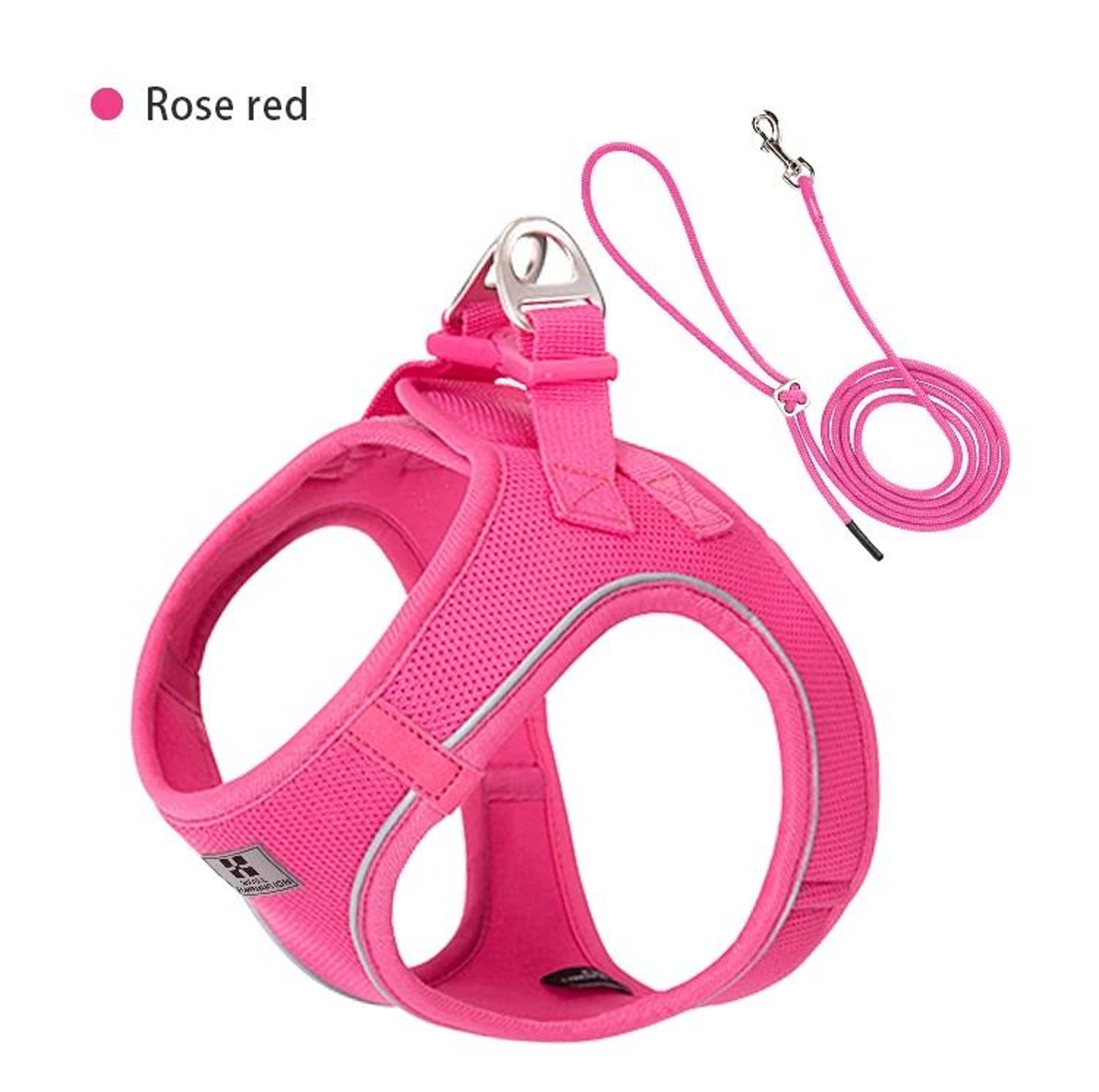 Reflective Adjustable Mesh Pet Harness And Leash Set 13