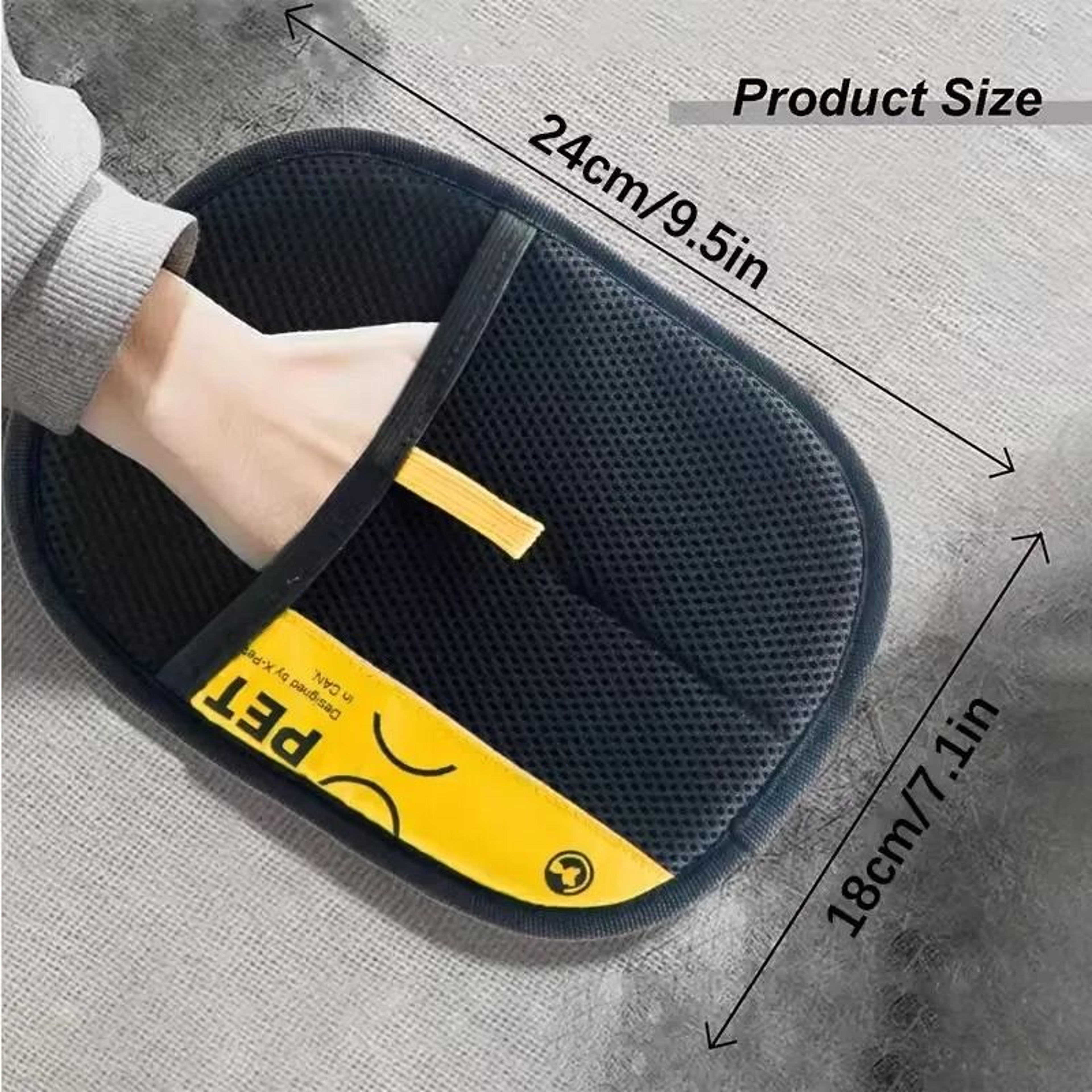 2In1 Electrostatic Pet Grooming And Lint Remover Glove 6
