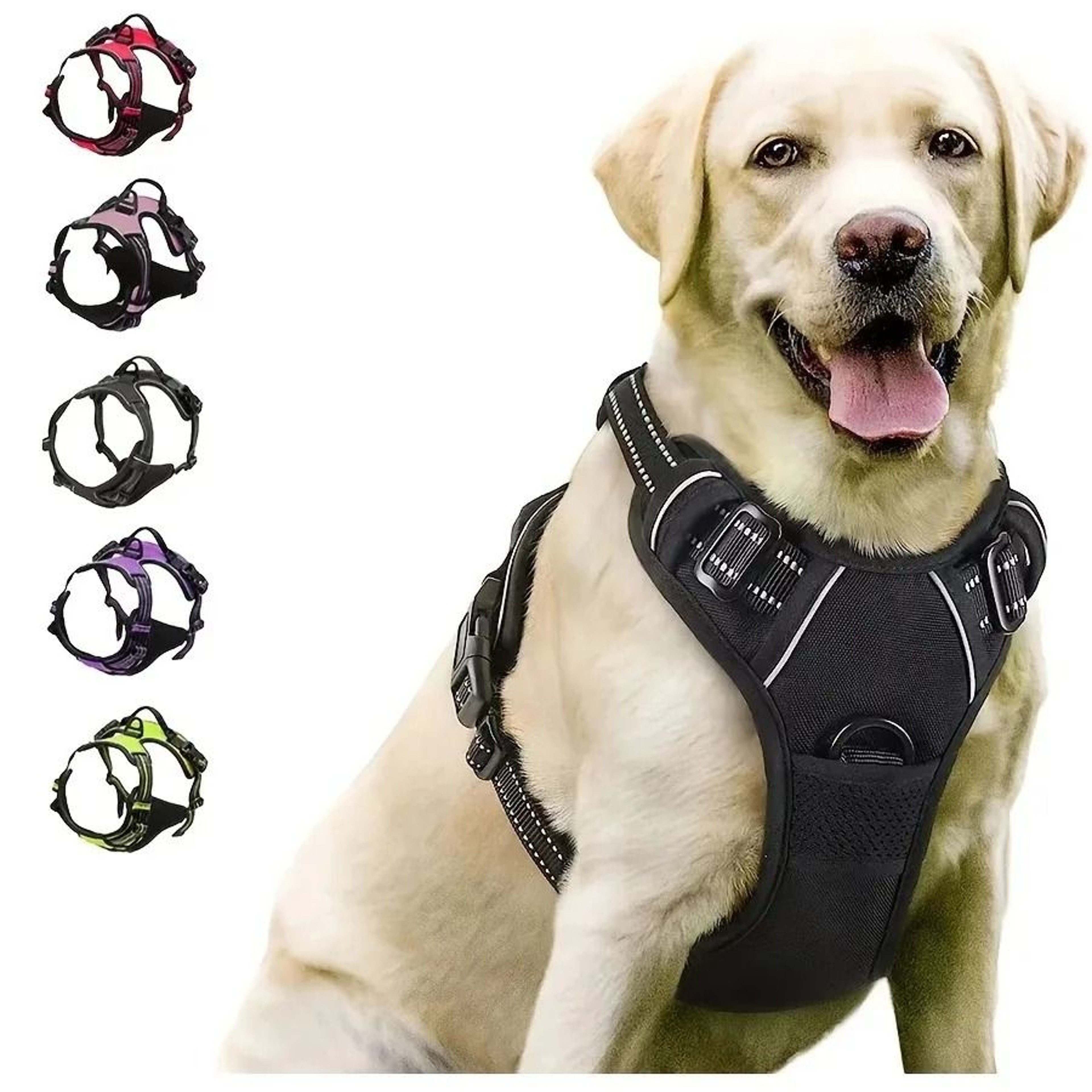 NoPull Reflective Comfort Dog Harness 0