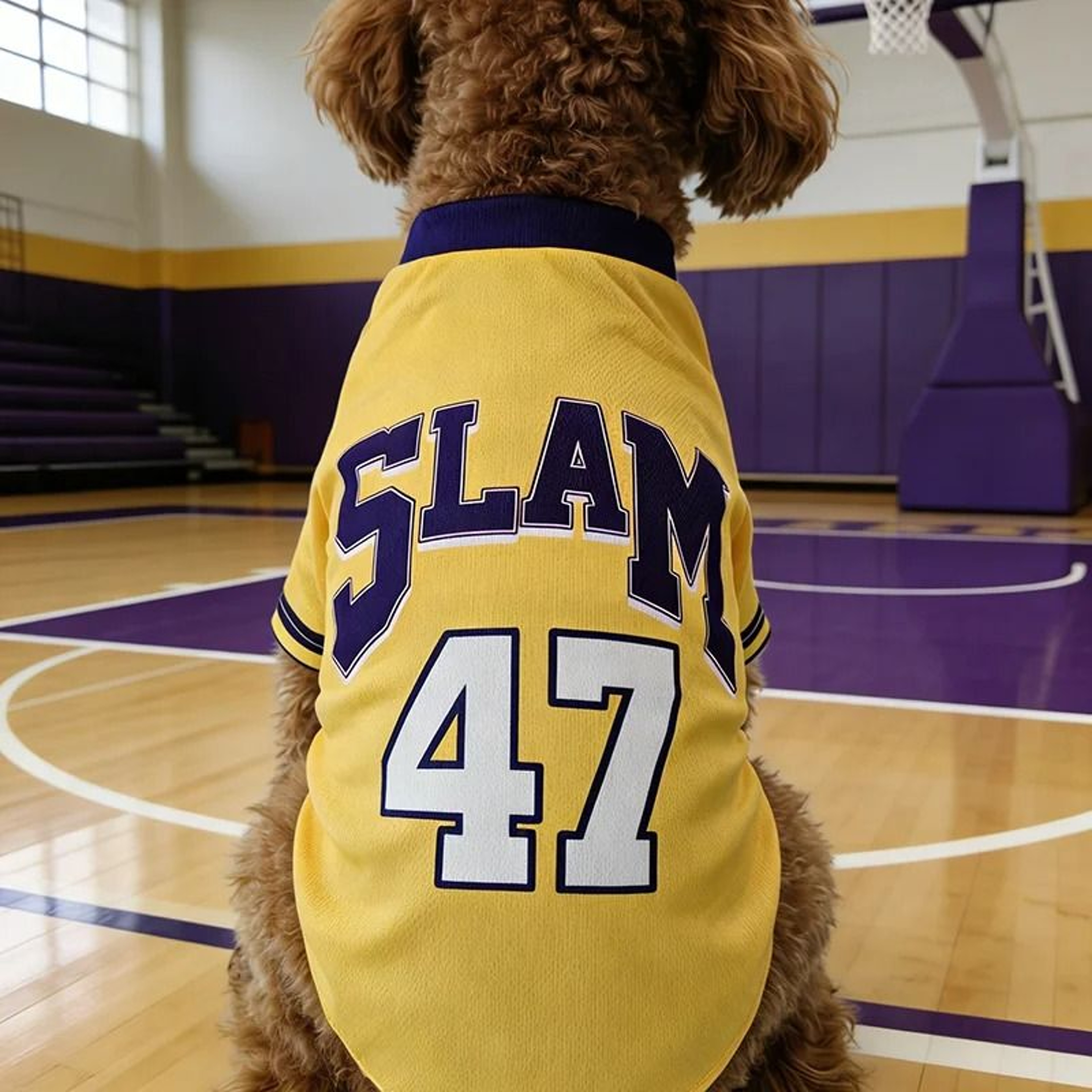 SLAM 47 Breathable Mesh Pet Basketball Jersey 2