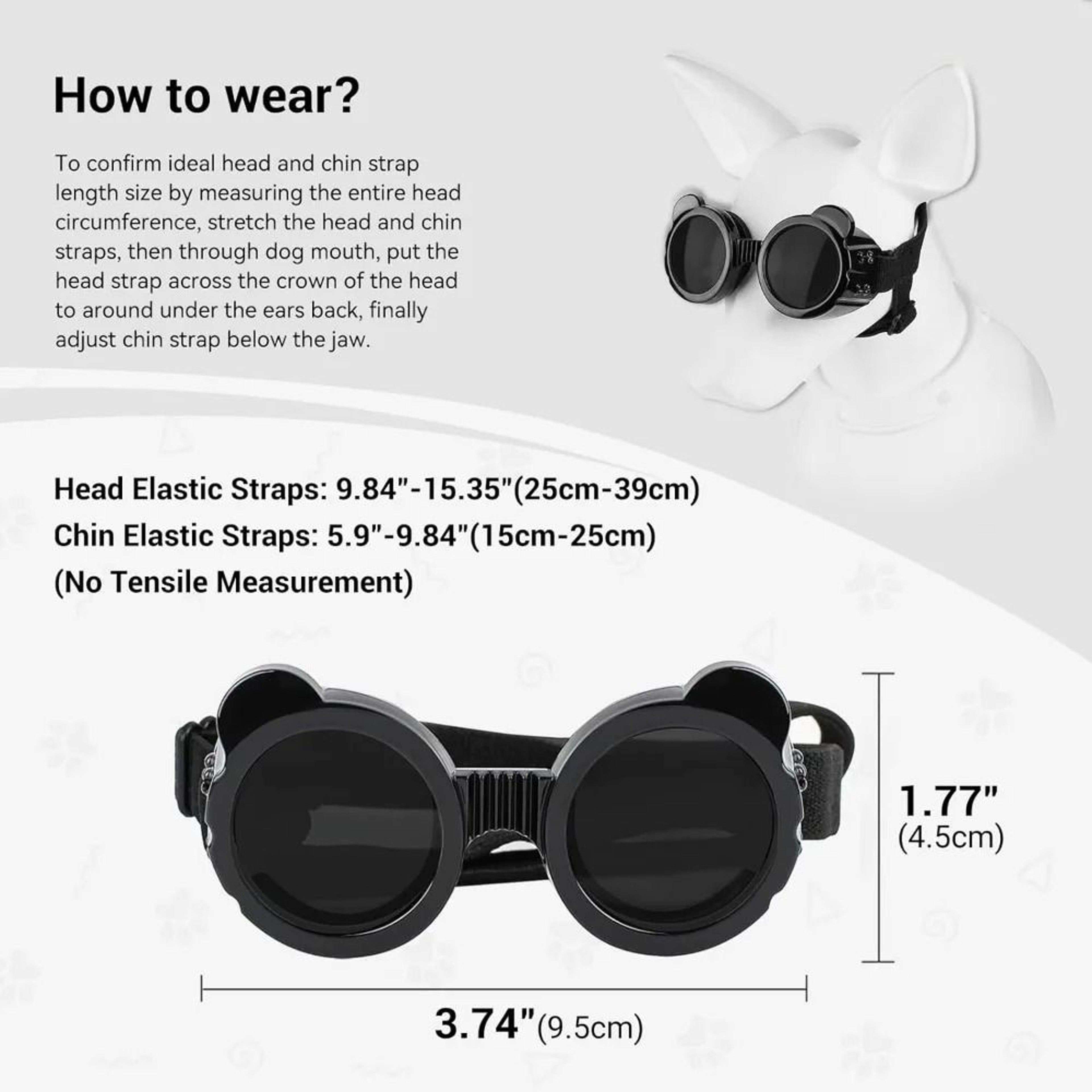 UV Protection Windproof Pet Sunglasses 2