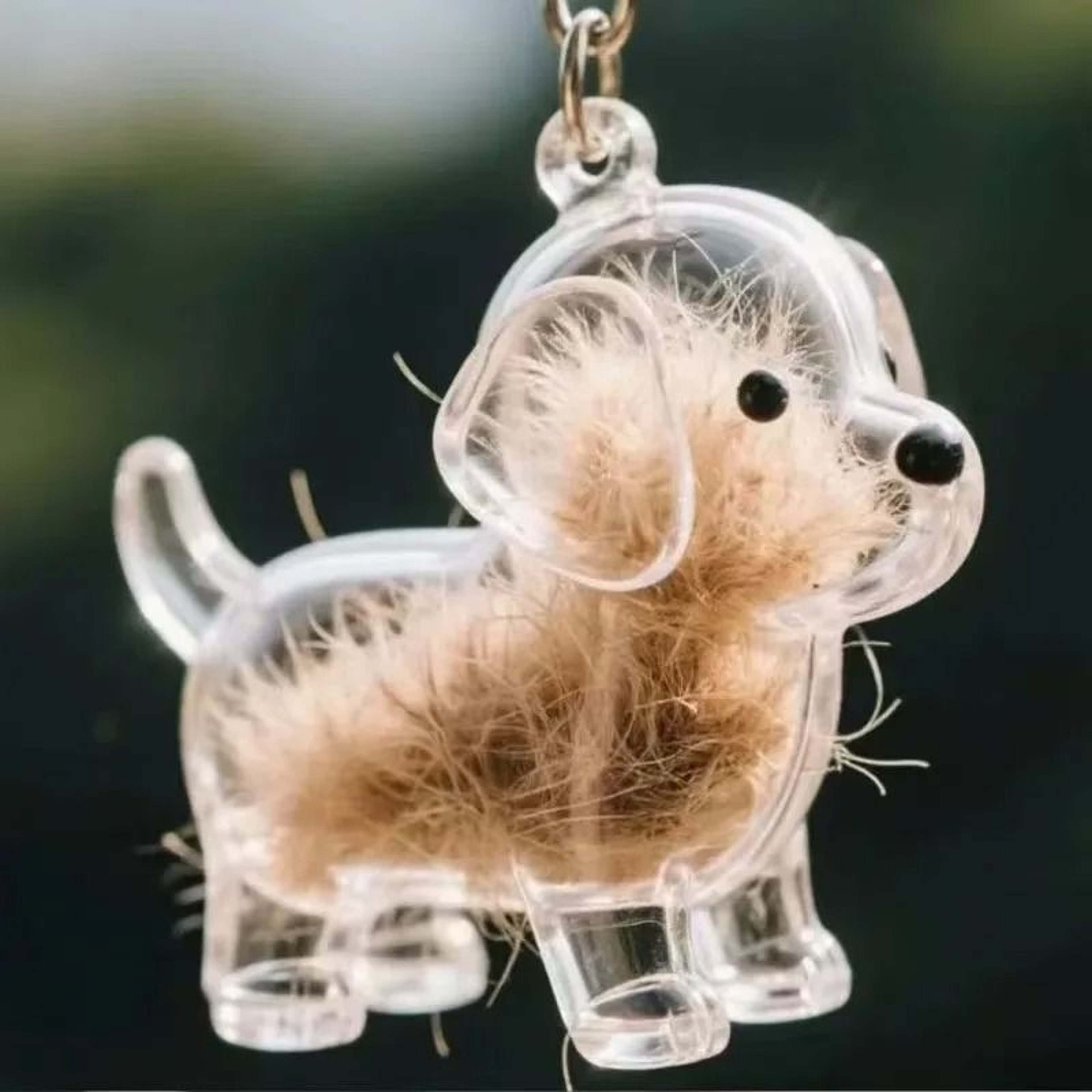 Pet Keepsake Hair Storage Keychain Pendant 14