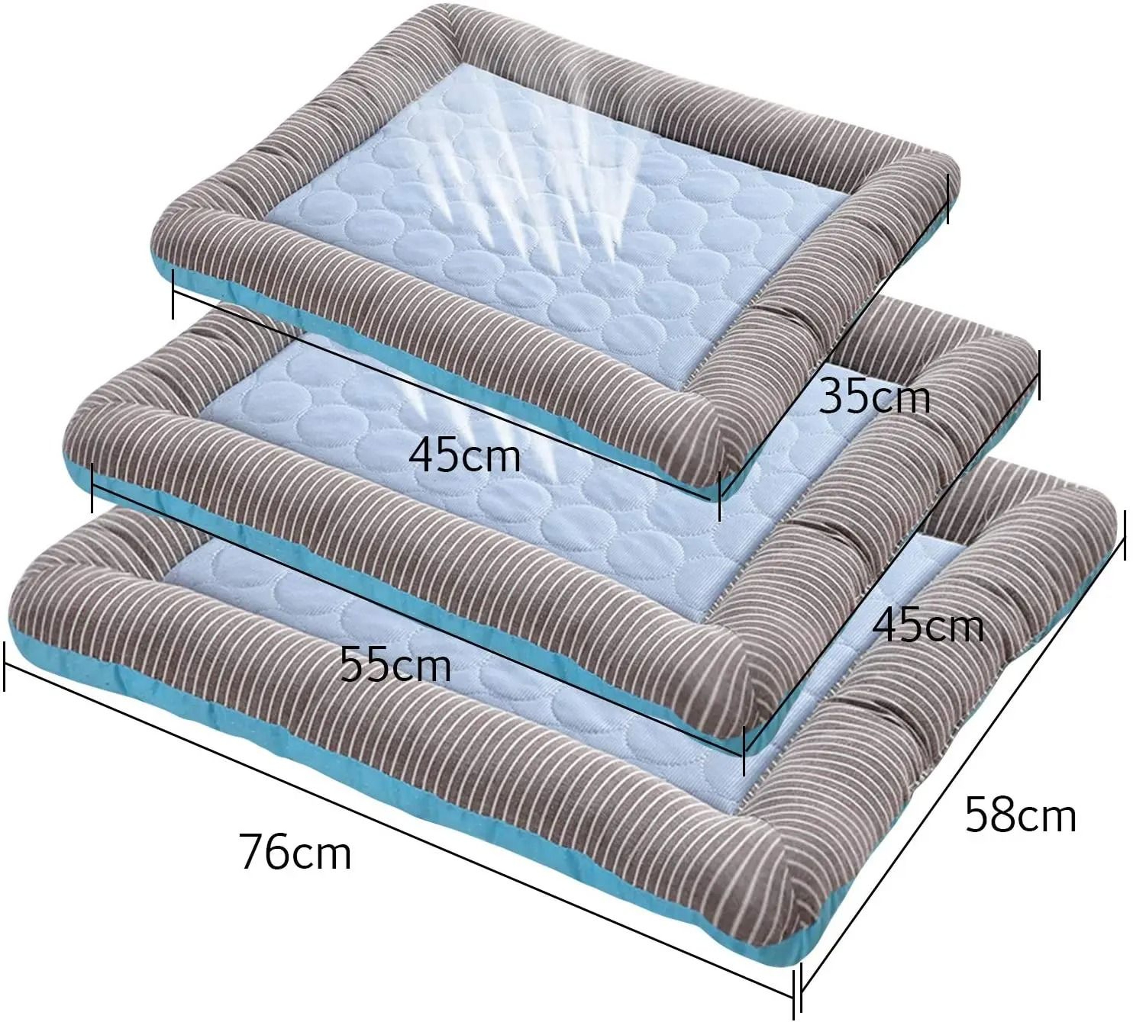 Breathable Ice Silk Cooling Pad For Dogs  Cats 1