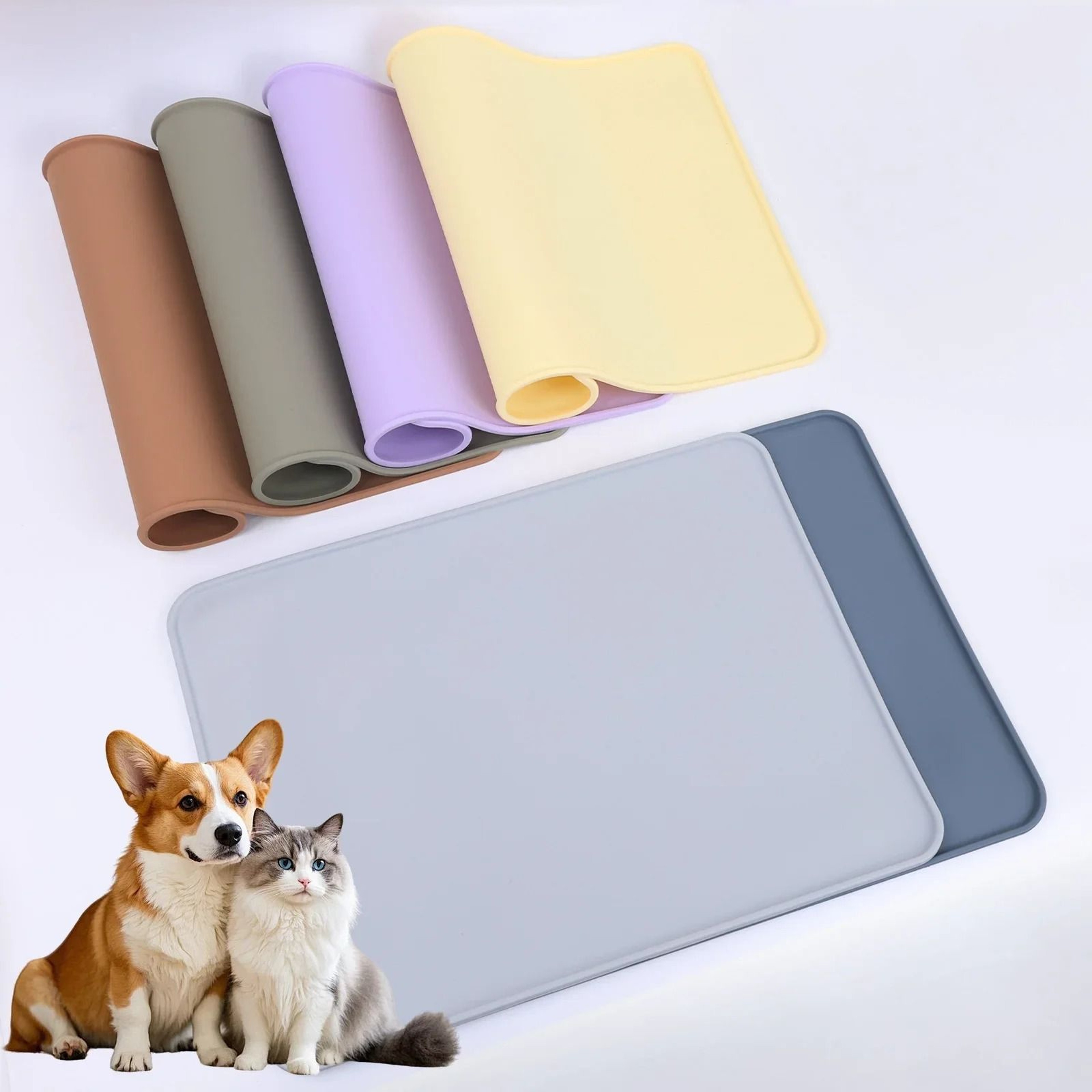 Silicone NonSlip Pet Feeding Mat 0