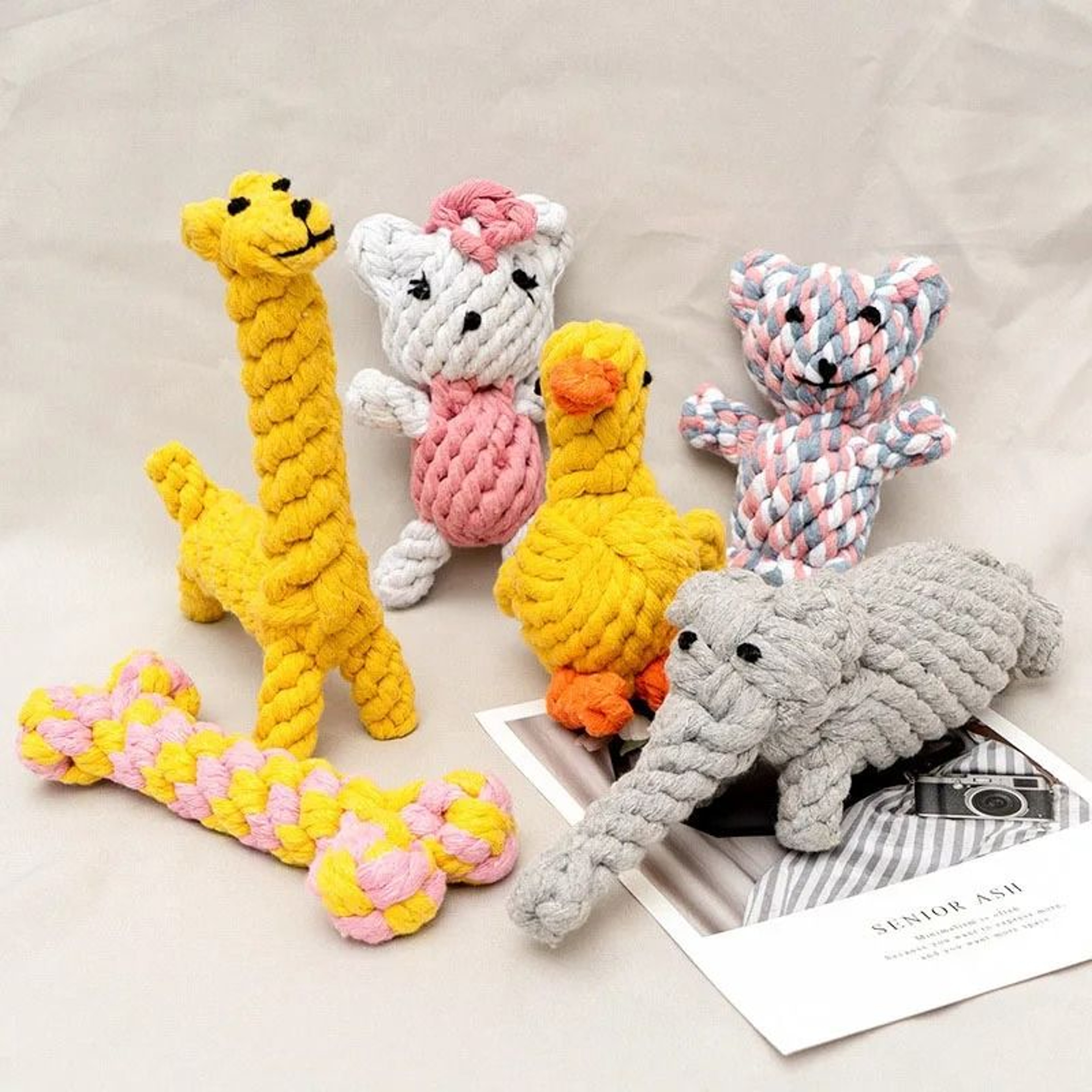 BiteResistant Braided Rope Knot Ball 1