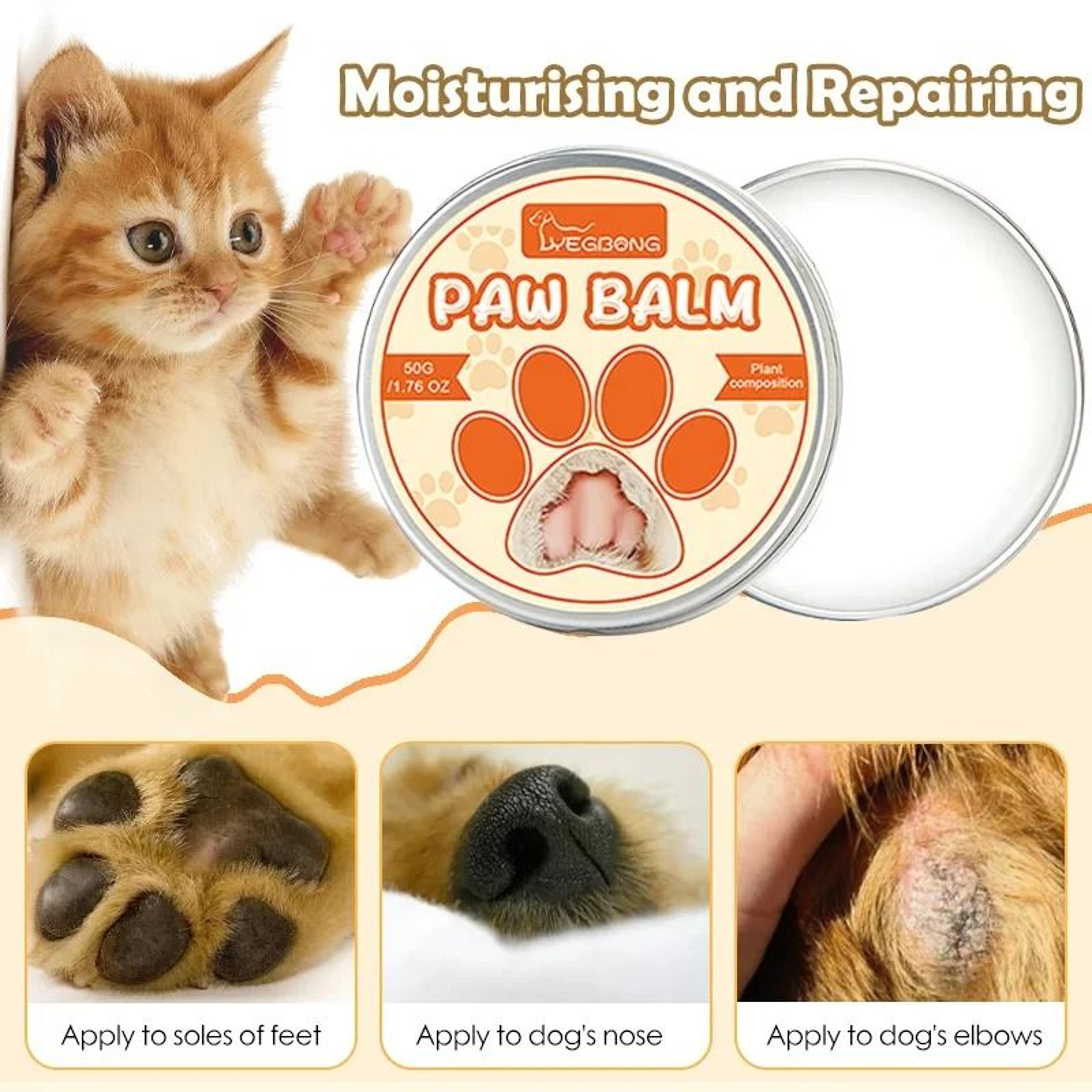 DeepMoisture Natural Paw Rescue Wax 3