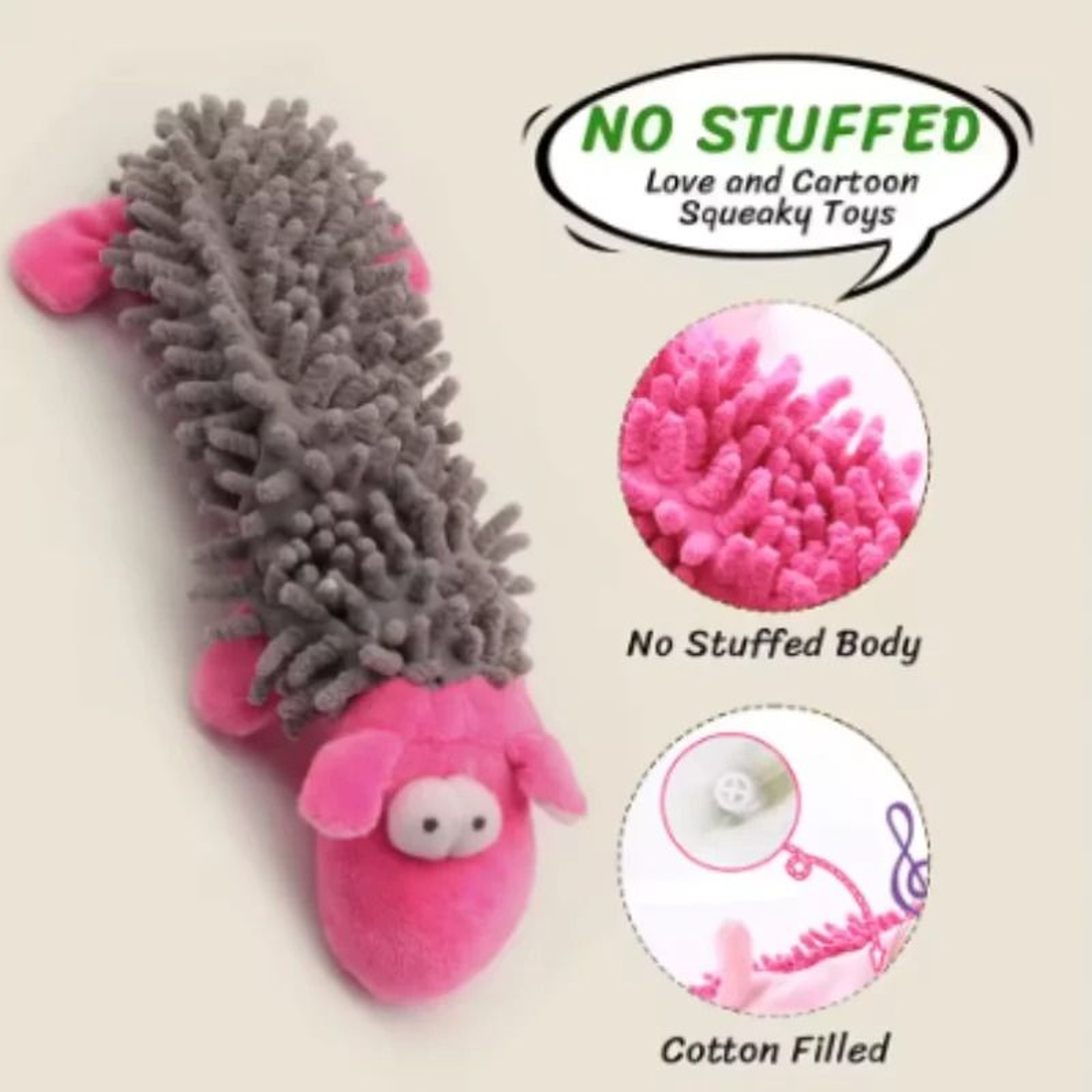 UltraSoft Animal Series Squeaky Plush 5