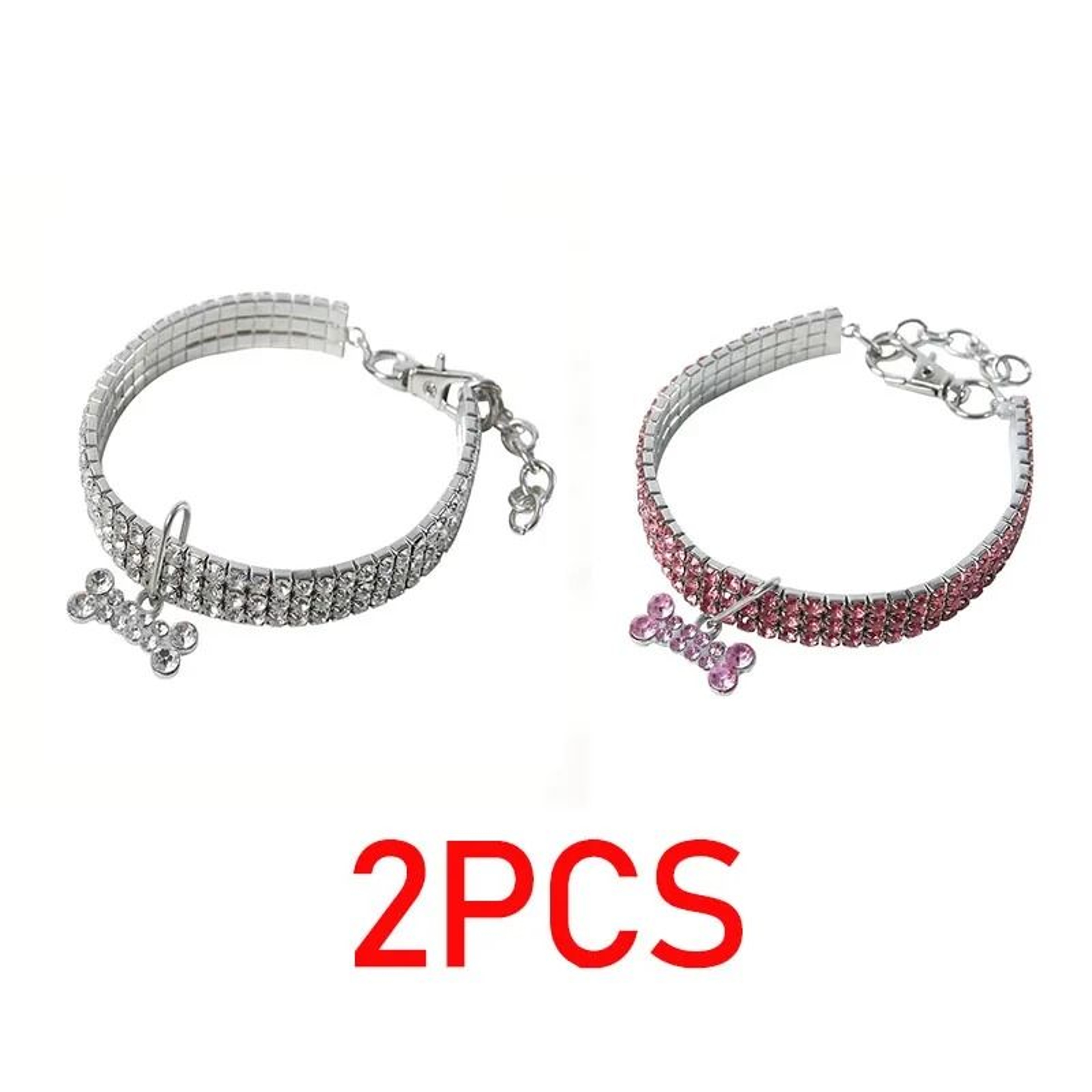 Luxe Crystal Rhinestone Pet Jewelry Collar 12