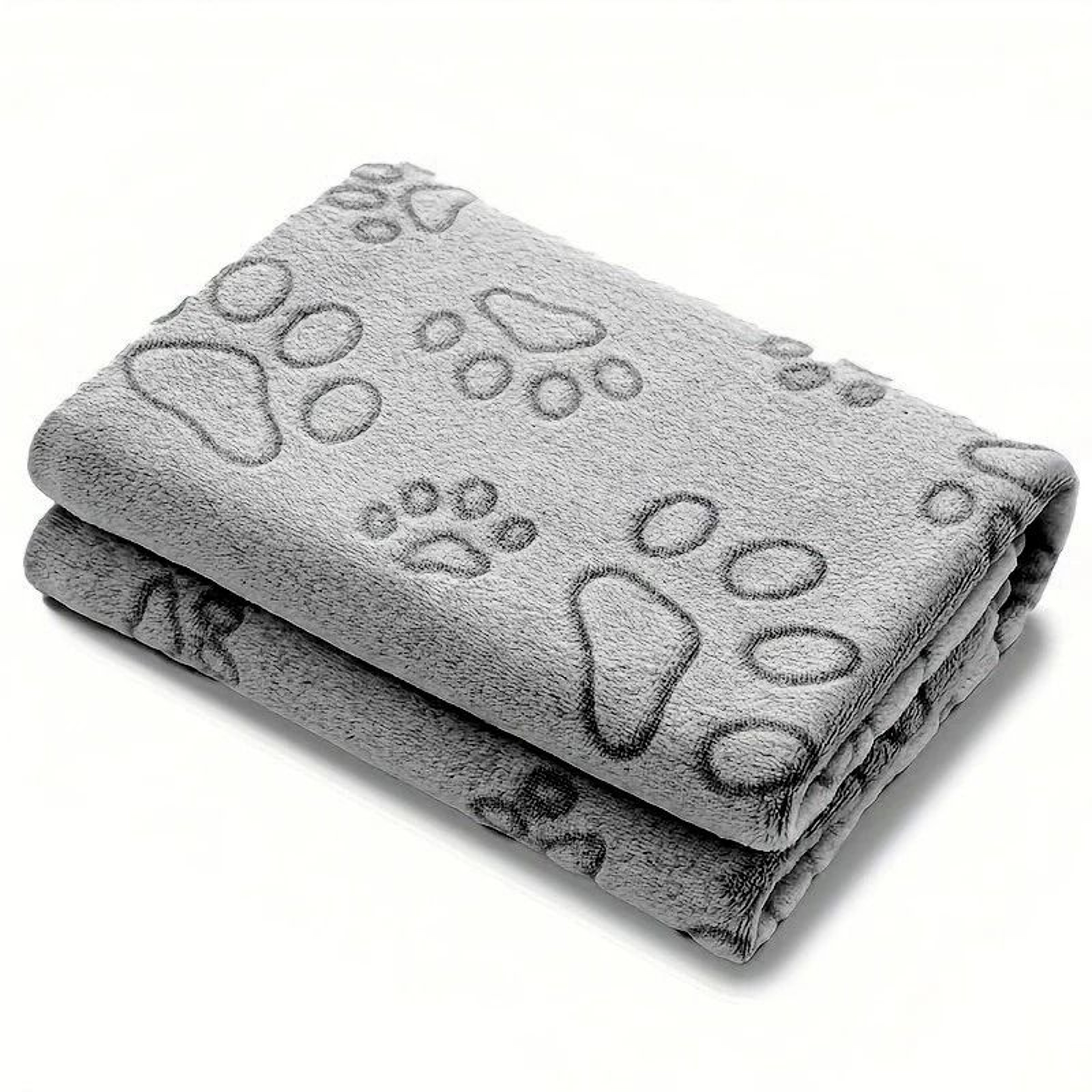 Cozy Plush PawPrint Flannel Blanket 6