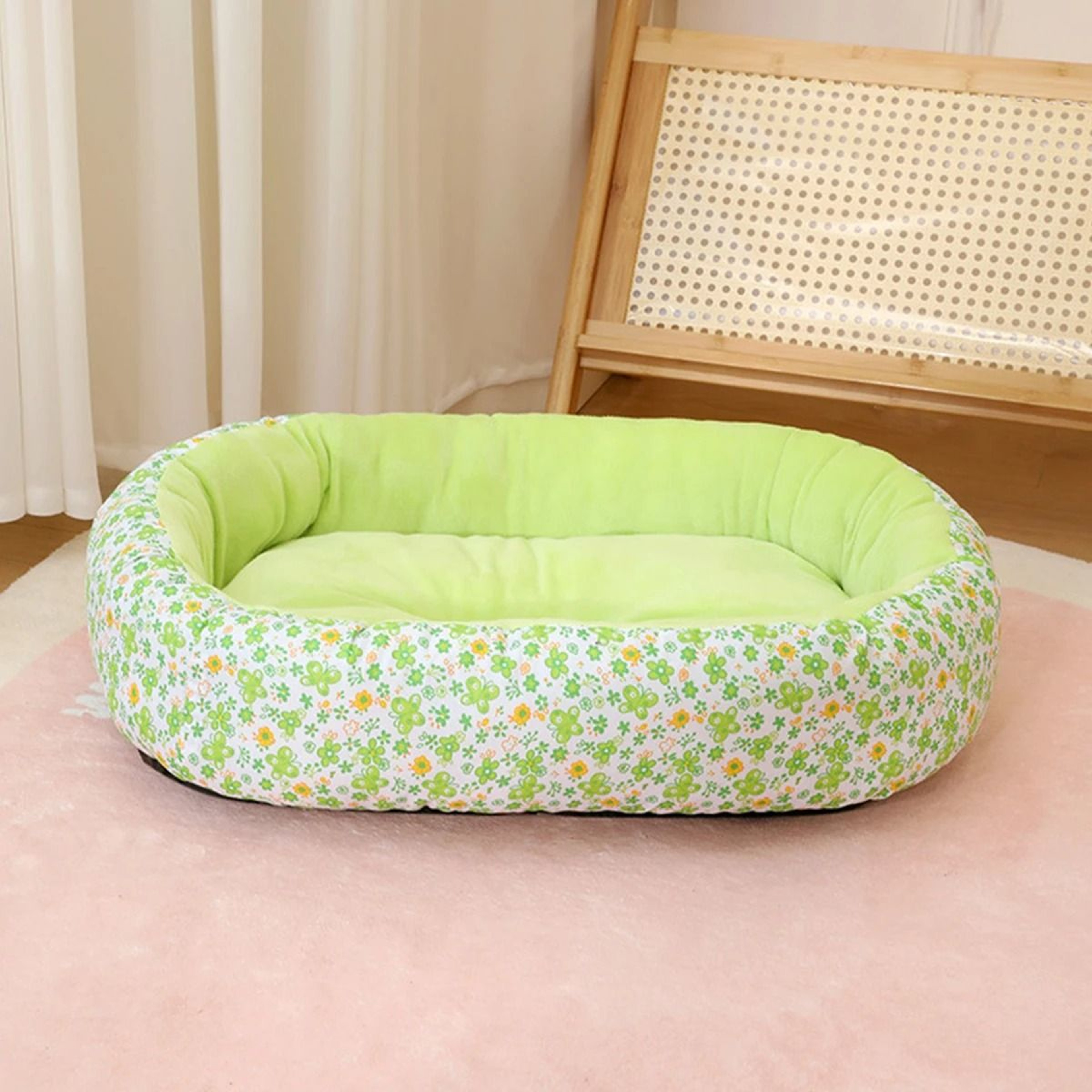 Floral Serenity AllSeason Pet Lounger 9