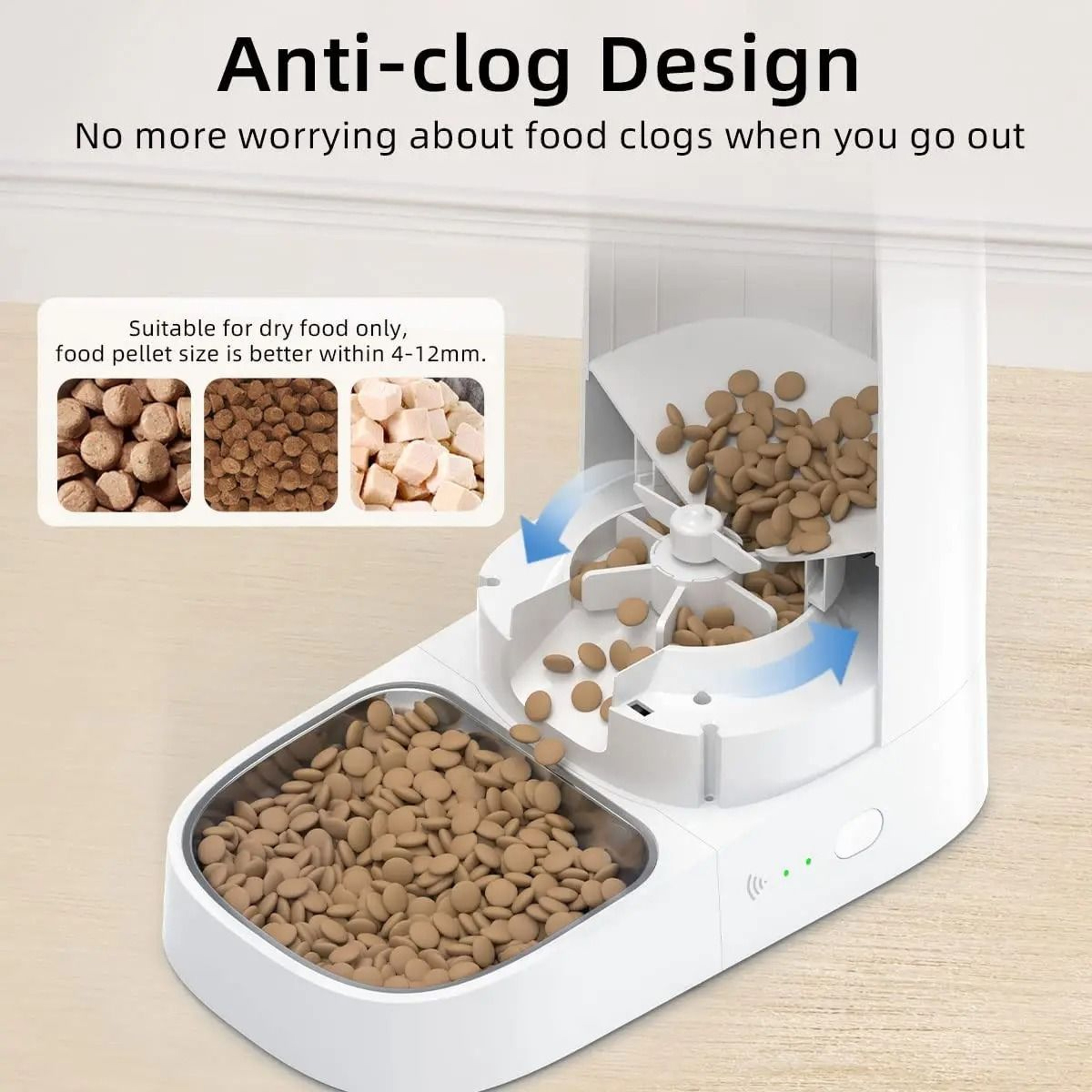 ROJECO SmartApp WiFi Automatic Pet Feeder 2