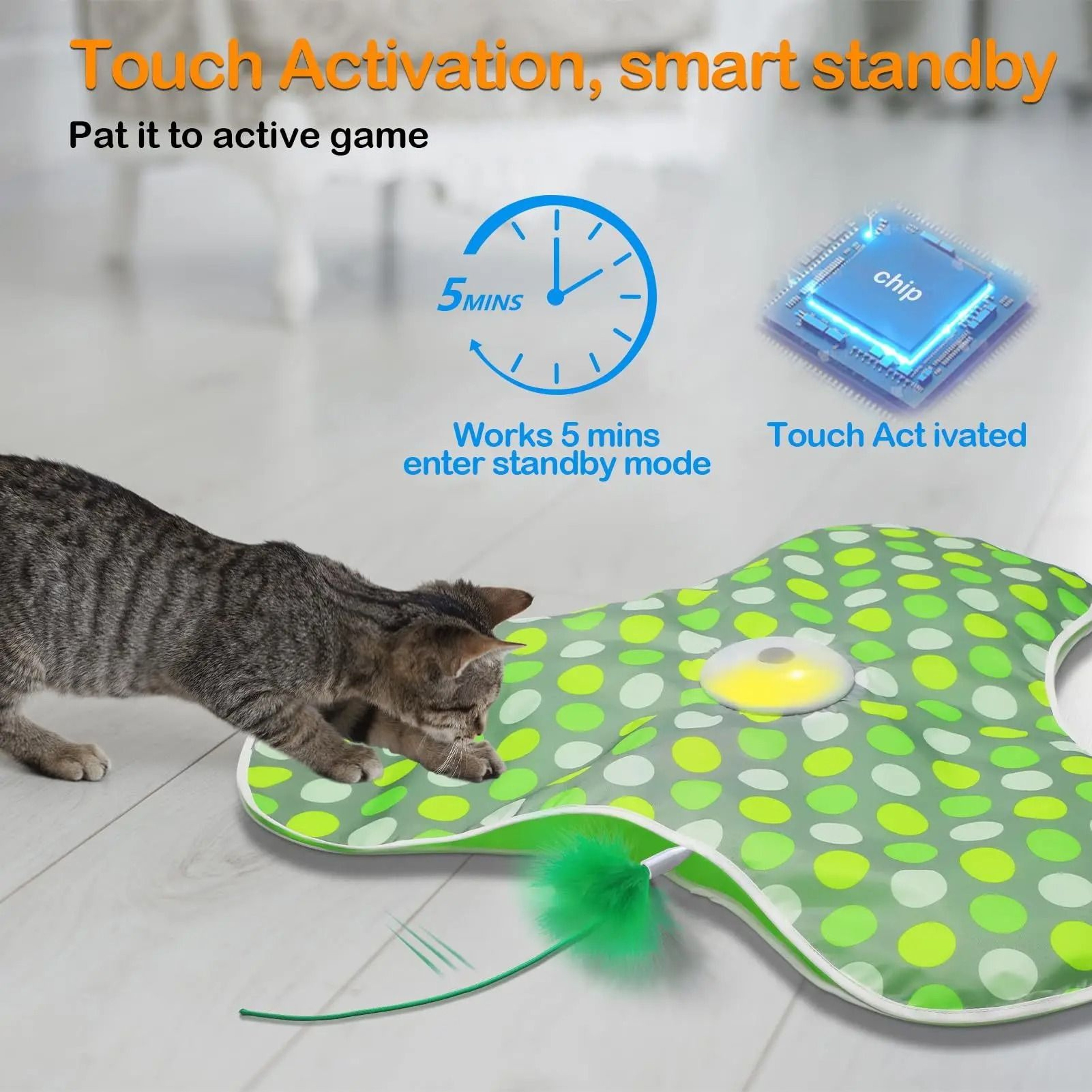 PounceMaster Smart Hide  Seek Interactive Toy 5