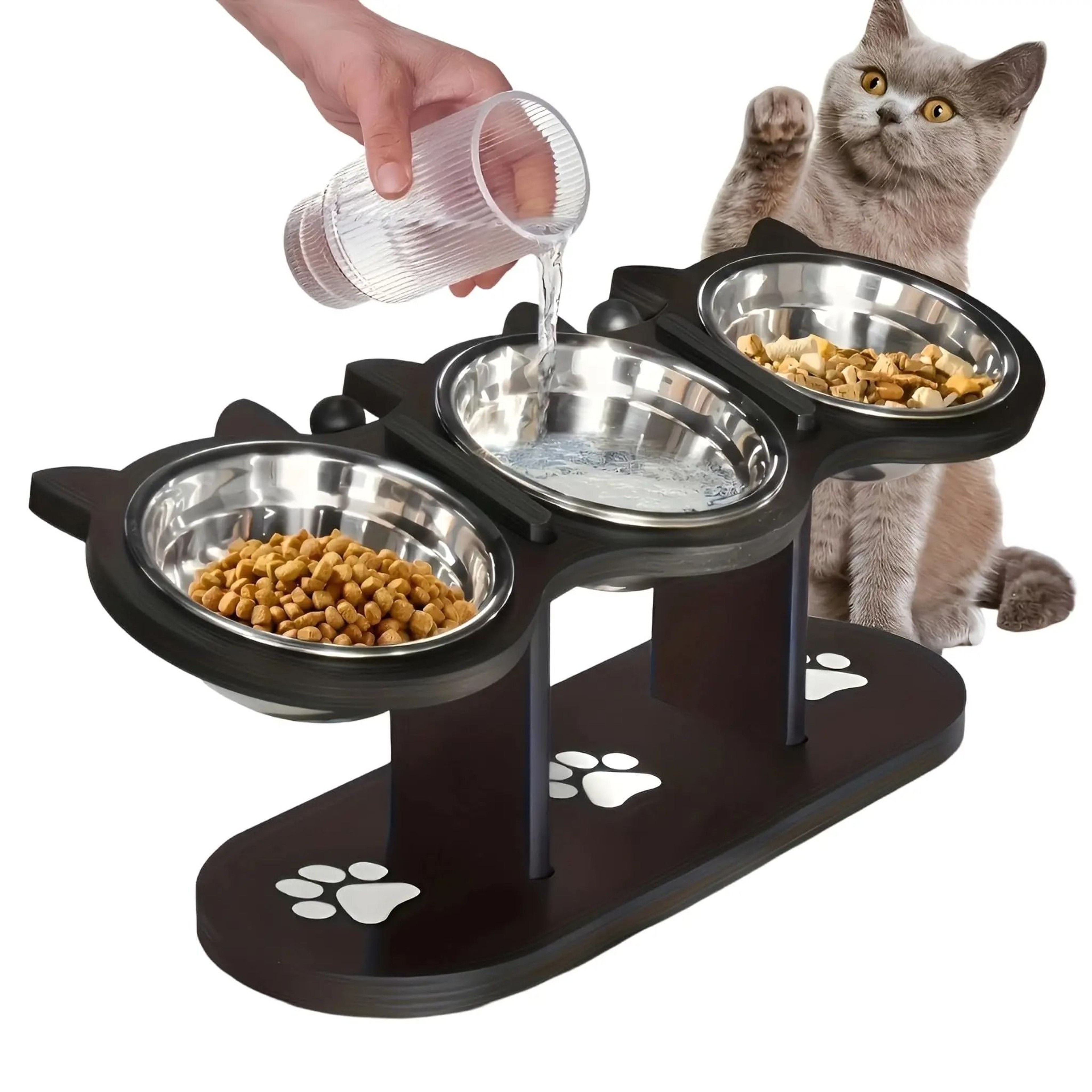 SummitDine Triple Elevated Feeding Station 0