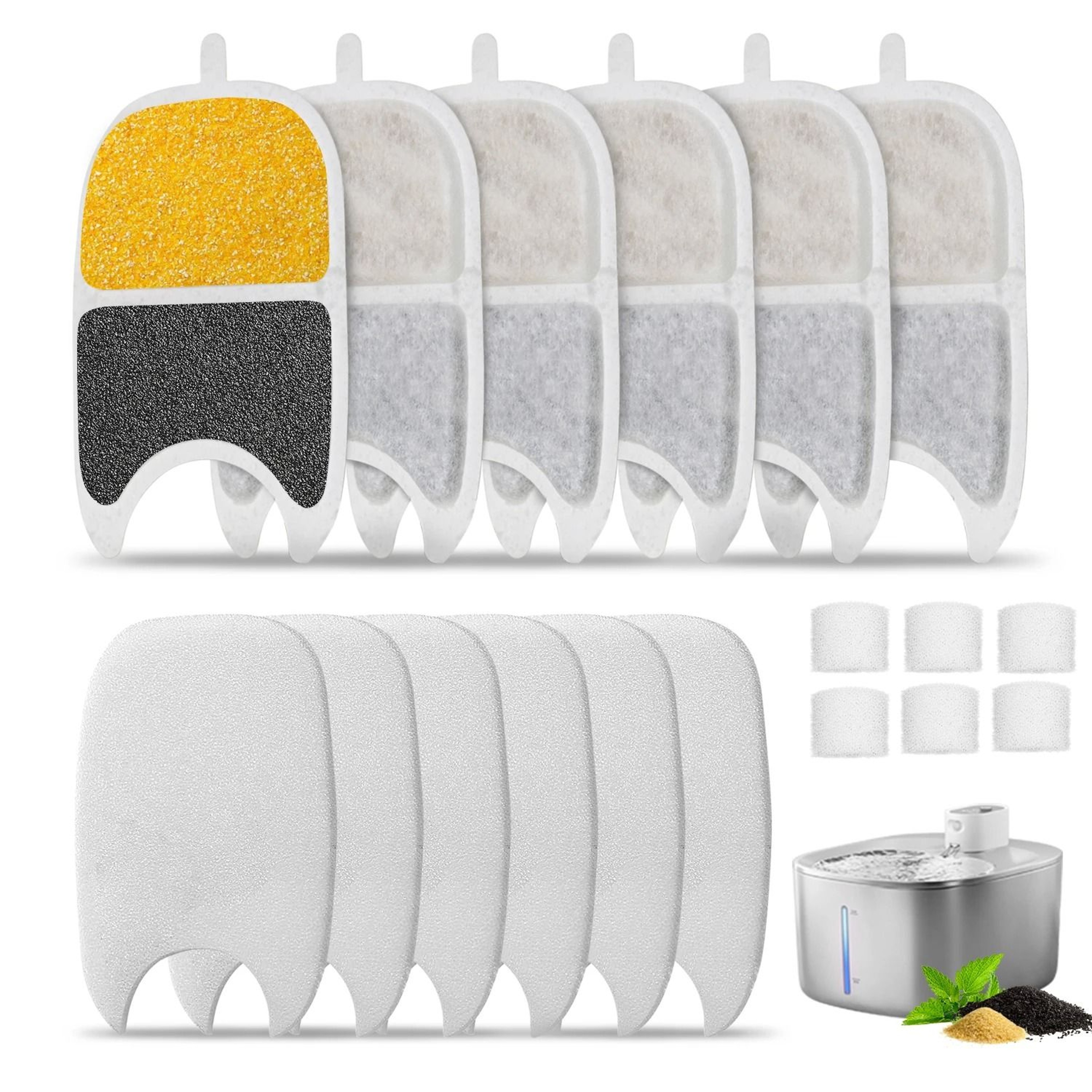 12Pack HighEfficiency Fountain Filters 6