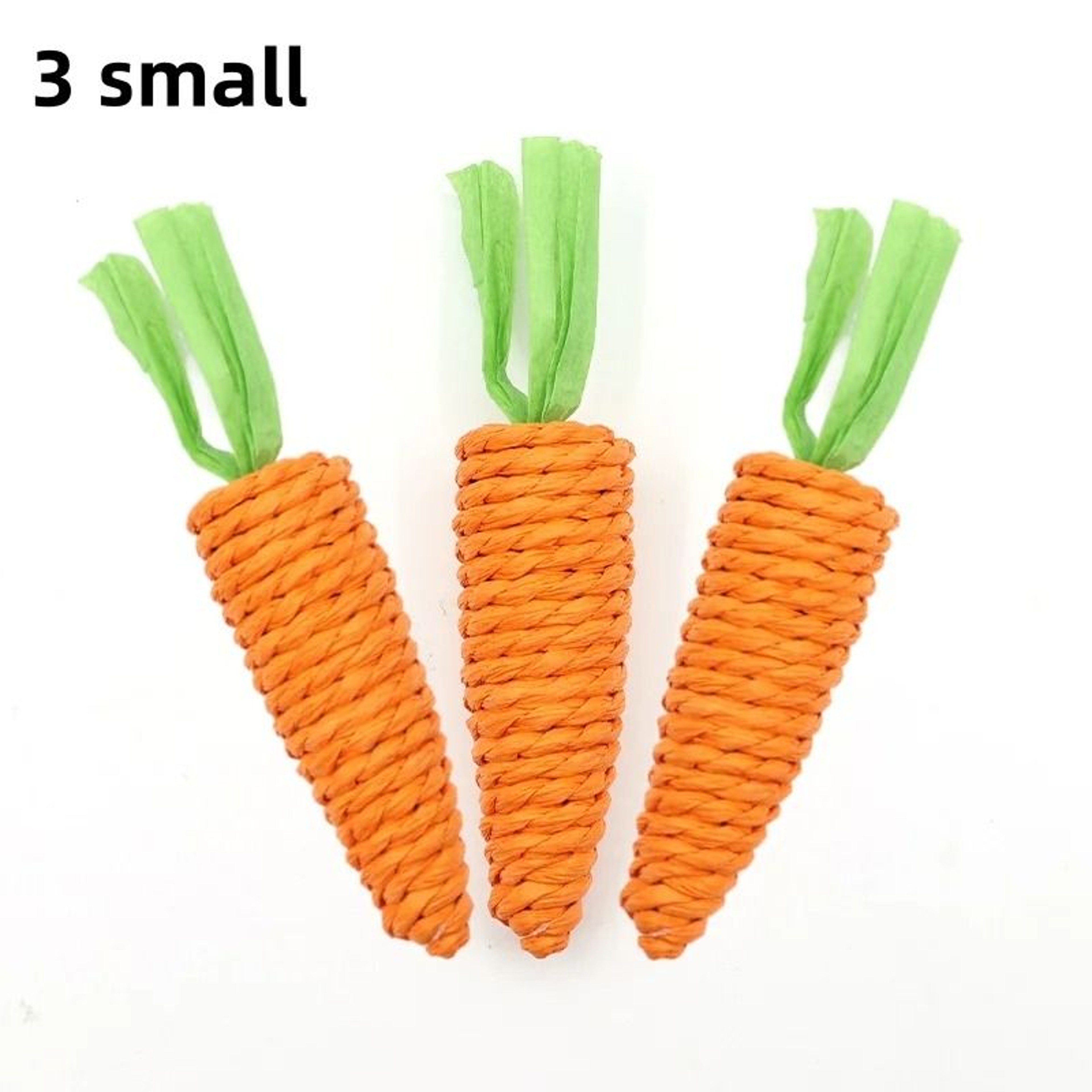 Braided Carrot Dental Chew Set 10