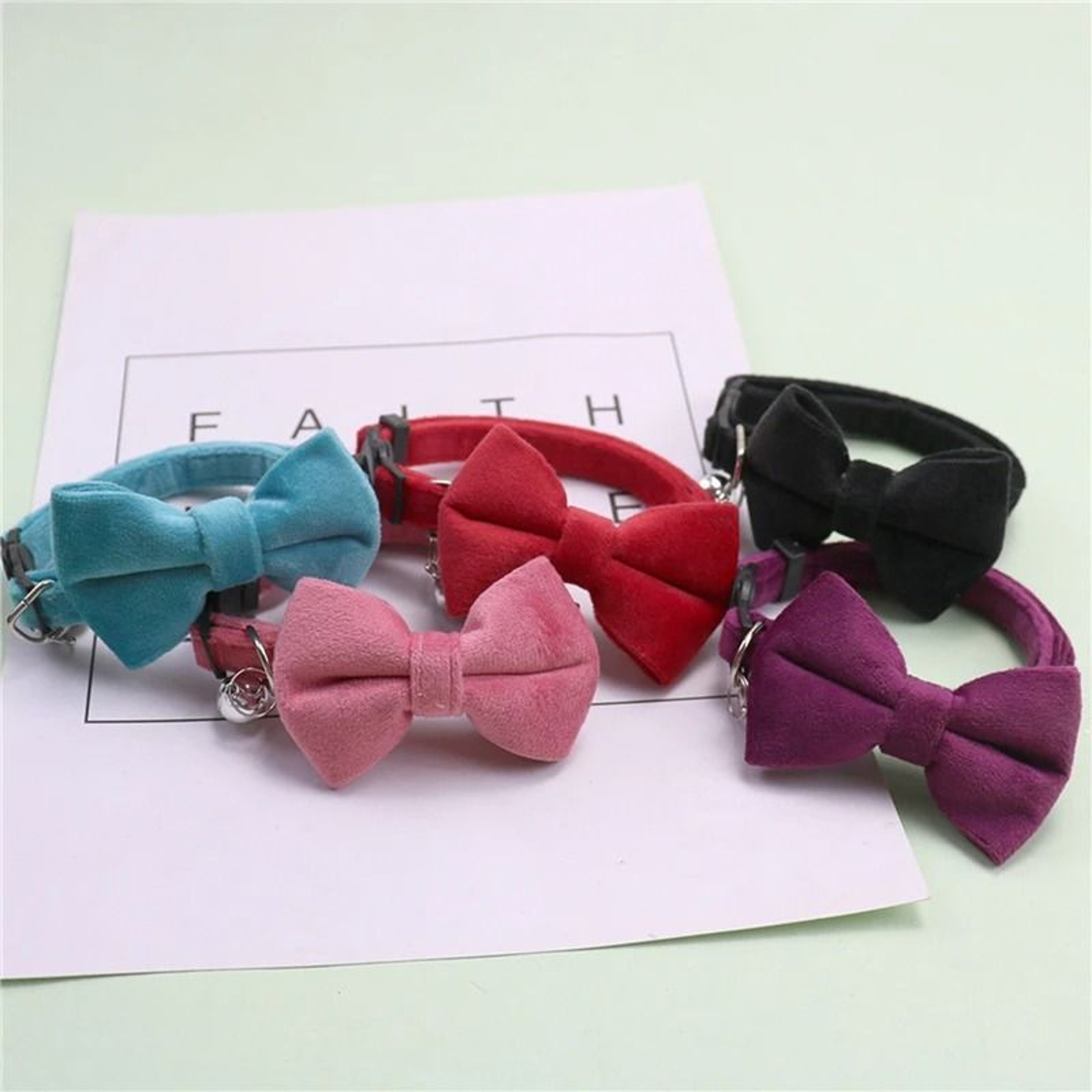 Dapper Velvet Bowtie Safety Collar 2