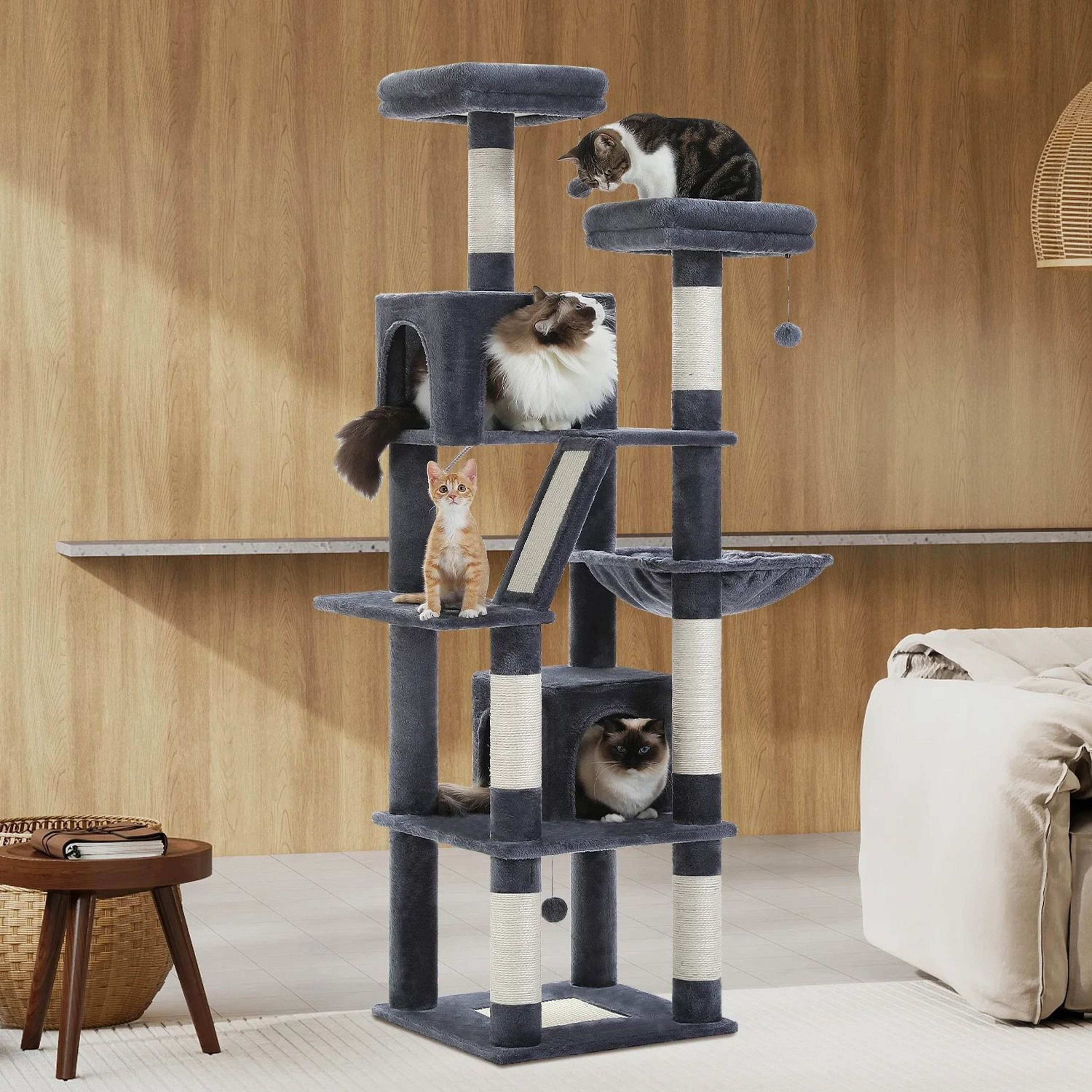 UltraElite MultiLevel Architectural Cat Tower 5