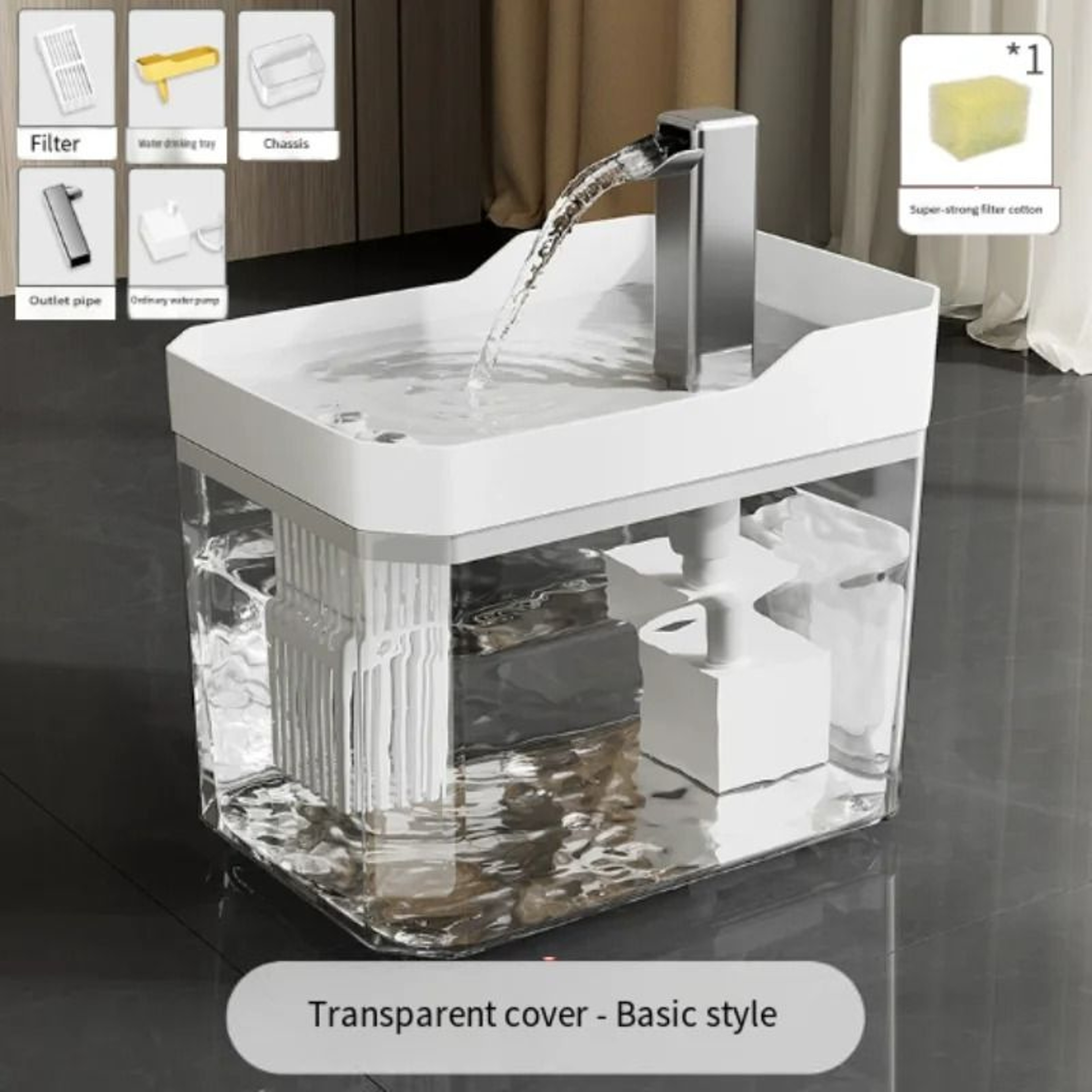 Automatic LiveFlow Circulating Pet Fountain 10