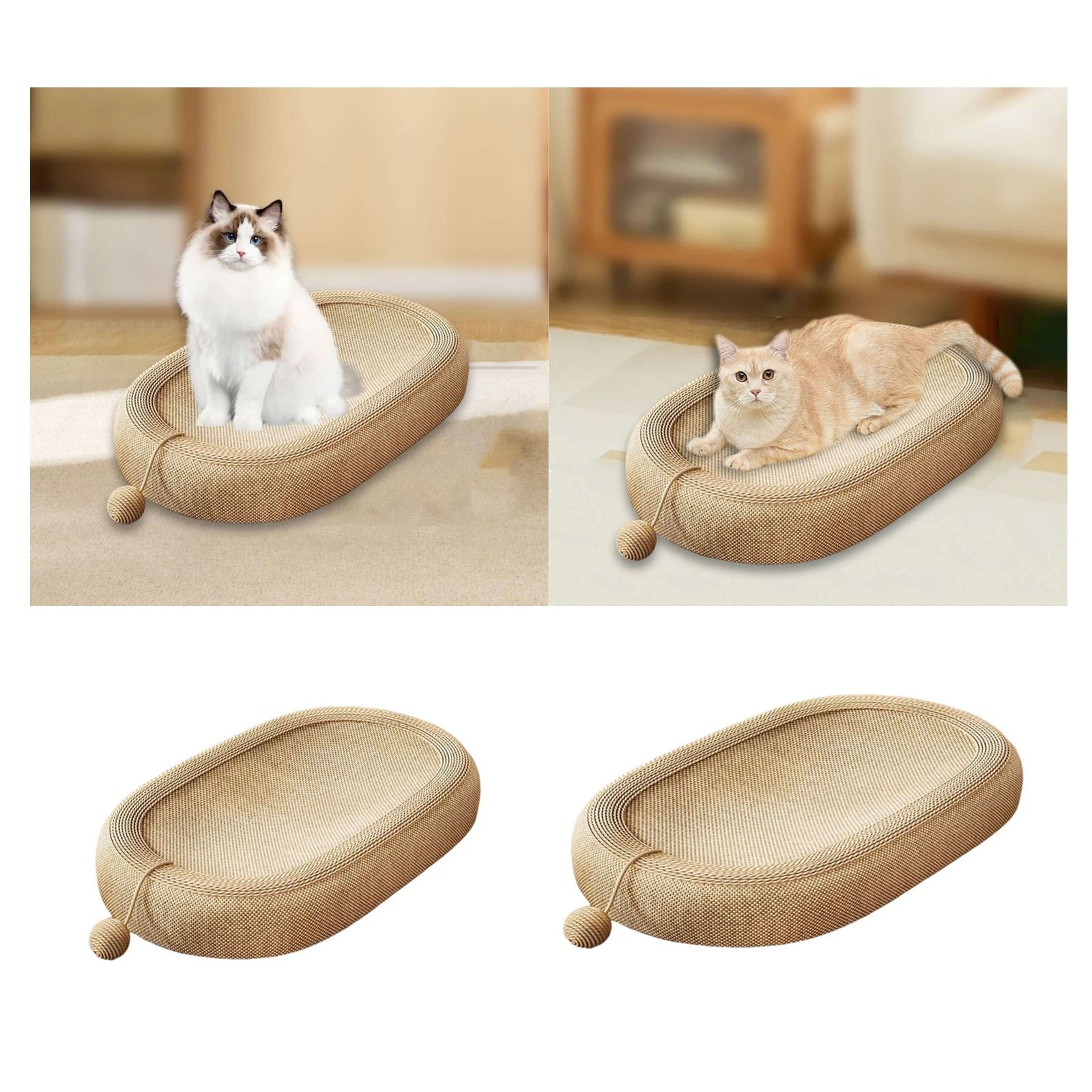 Sisal Lounge Bed  Scratching Sofa 3