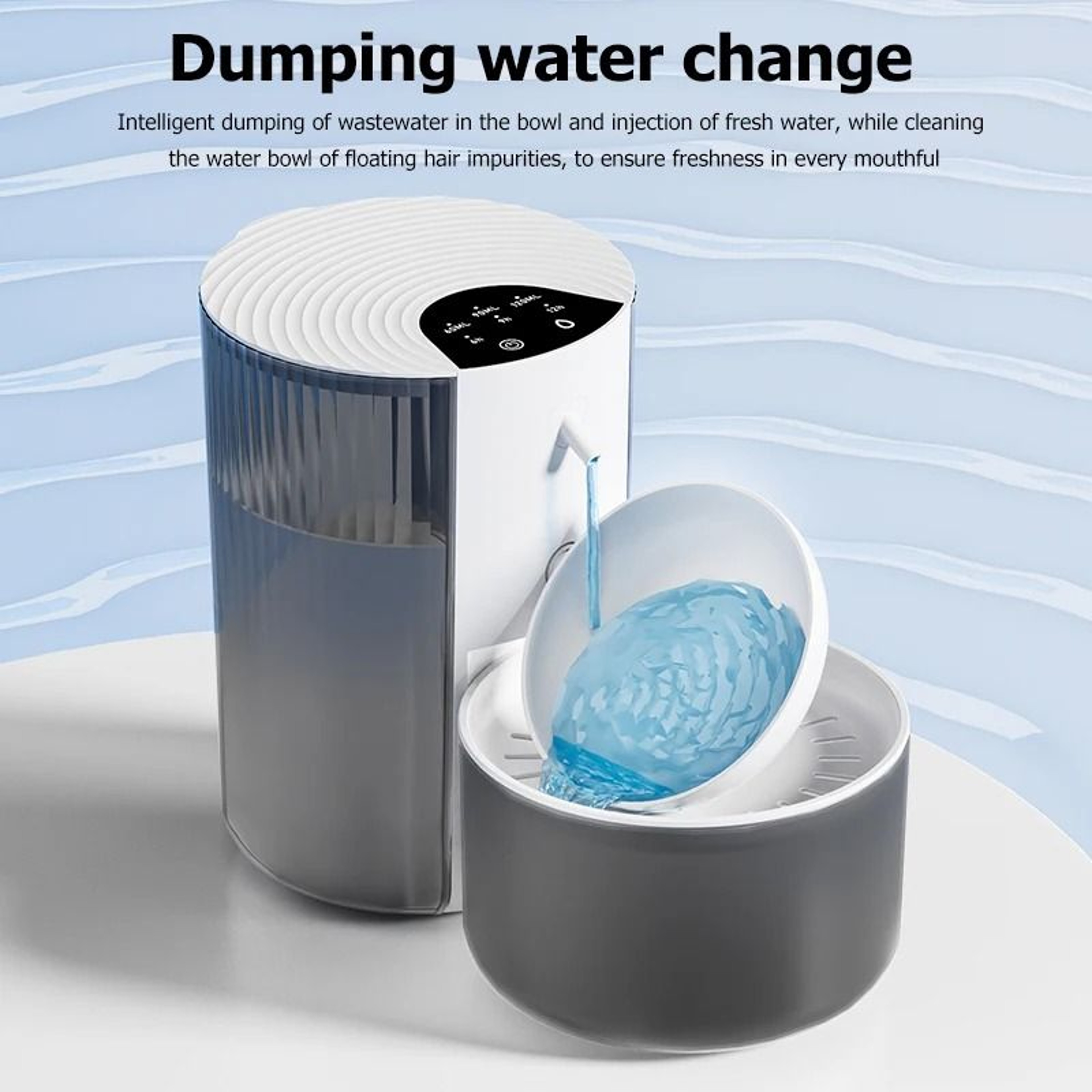 Smart Wireless Rechargeable Pet Water Dispenser 0