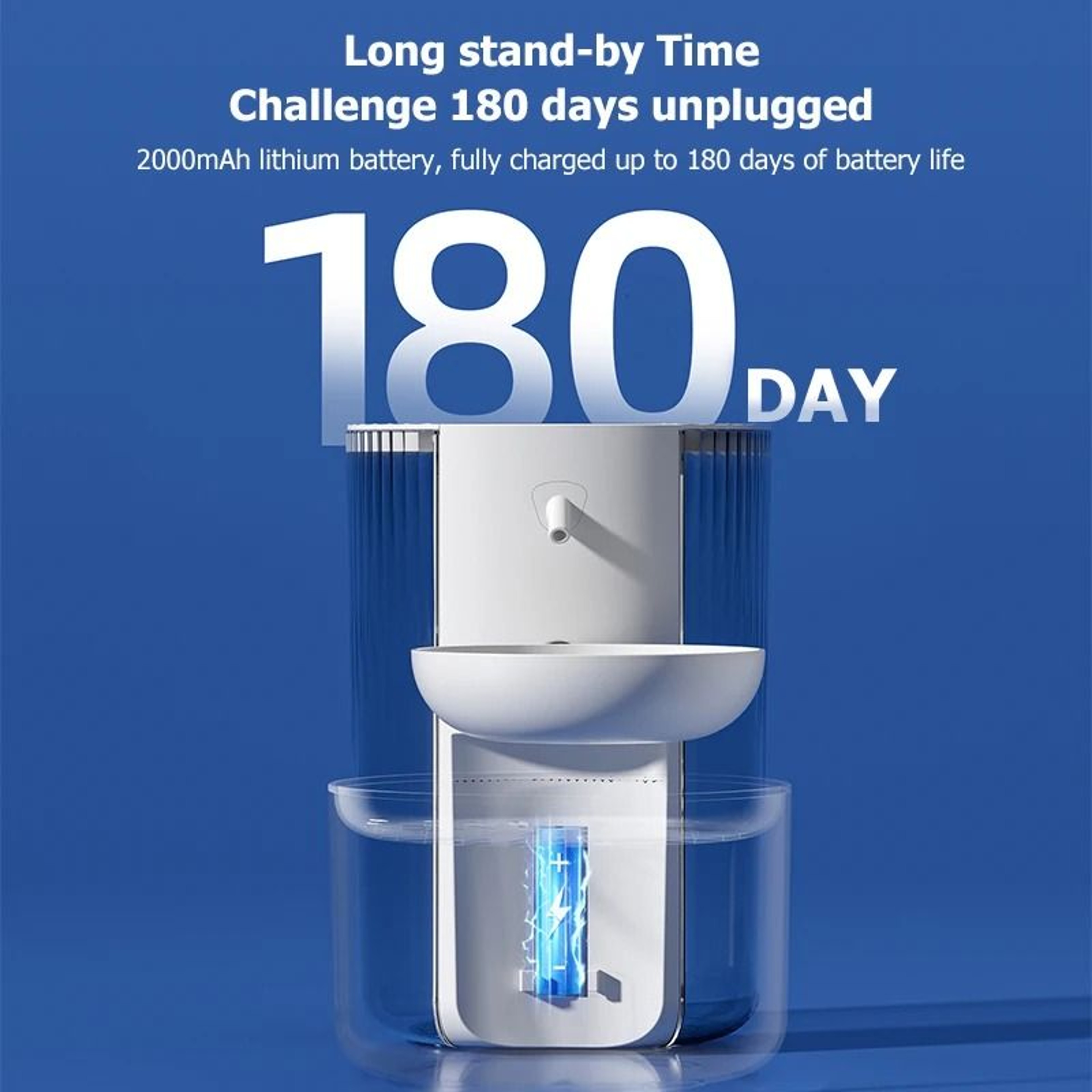 Smart Wireless Rechargeable Pet Water Dispenser 4