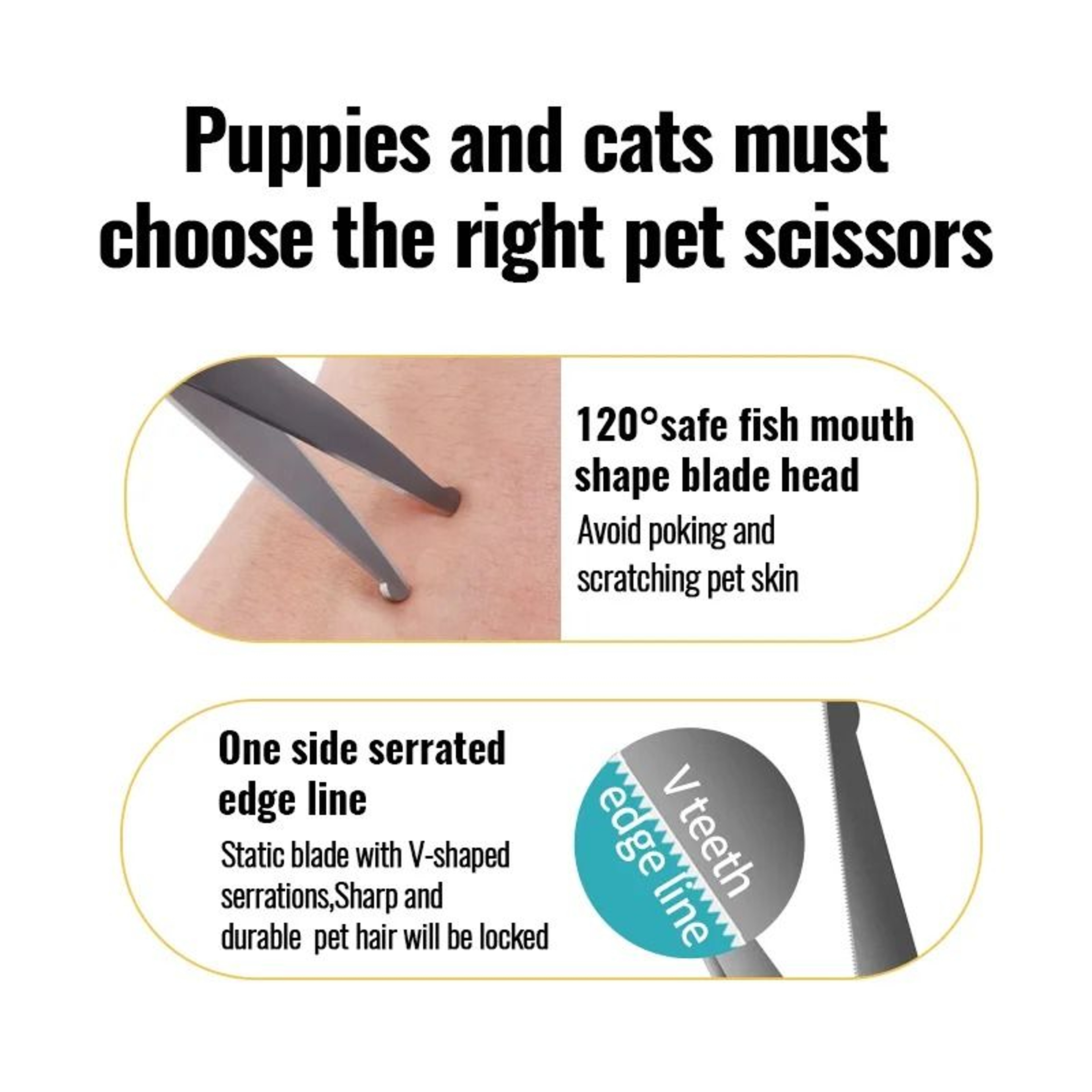 Precision SafetyTip Grooming Scissors 3