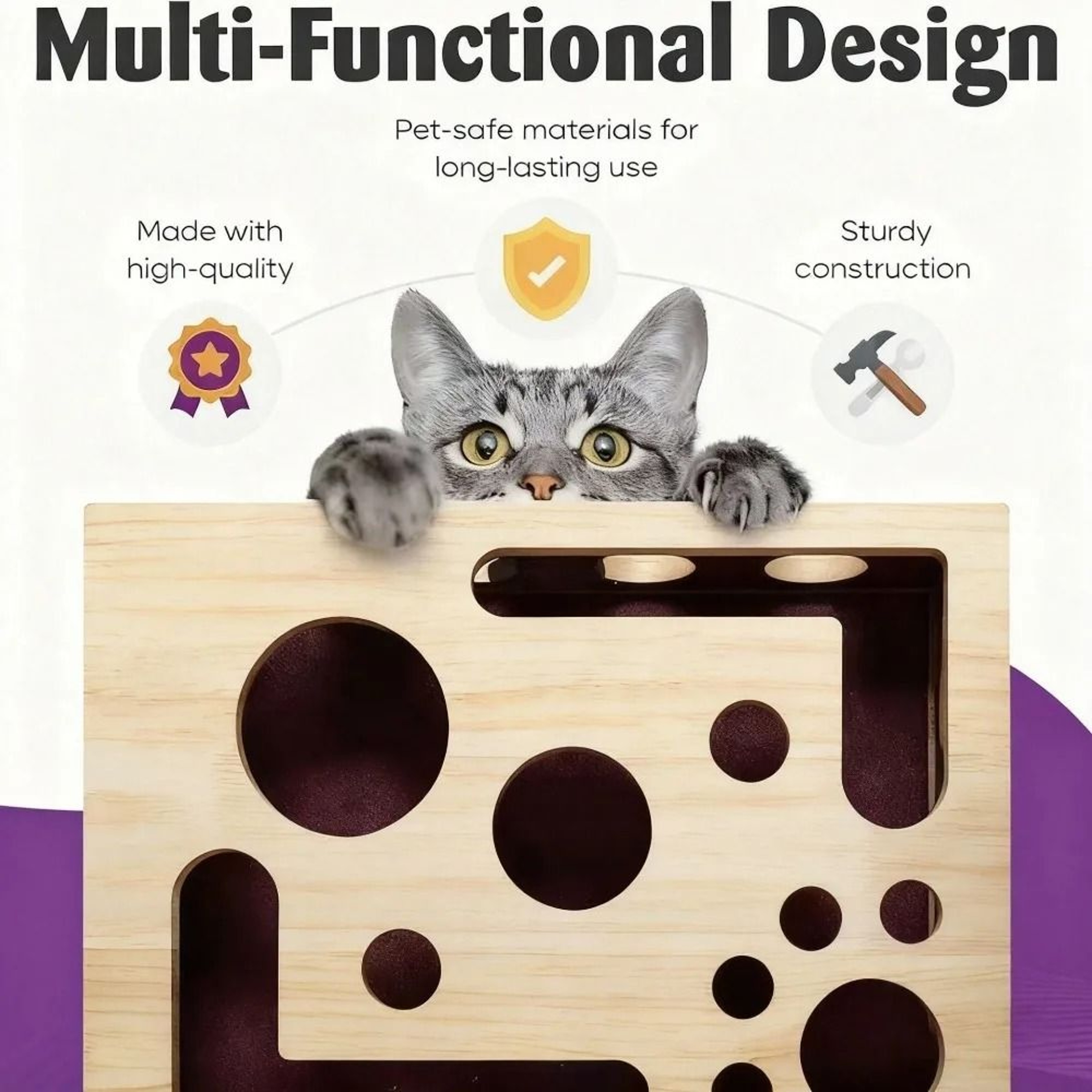 TimberMaze MultiFunctional Scratching Hub 3