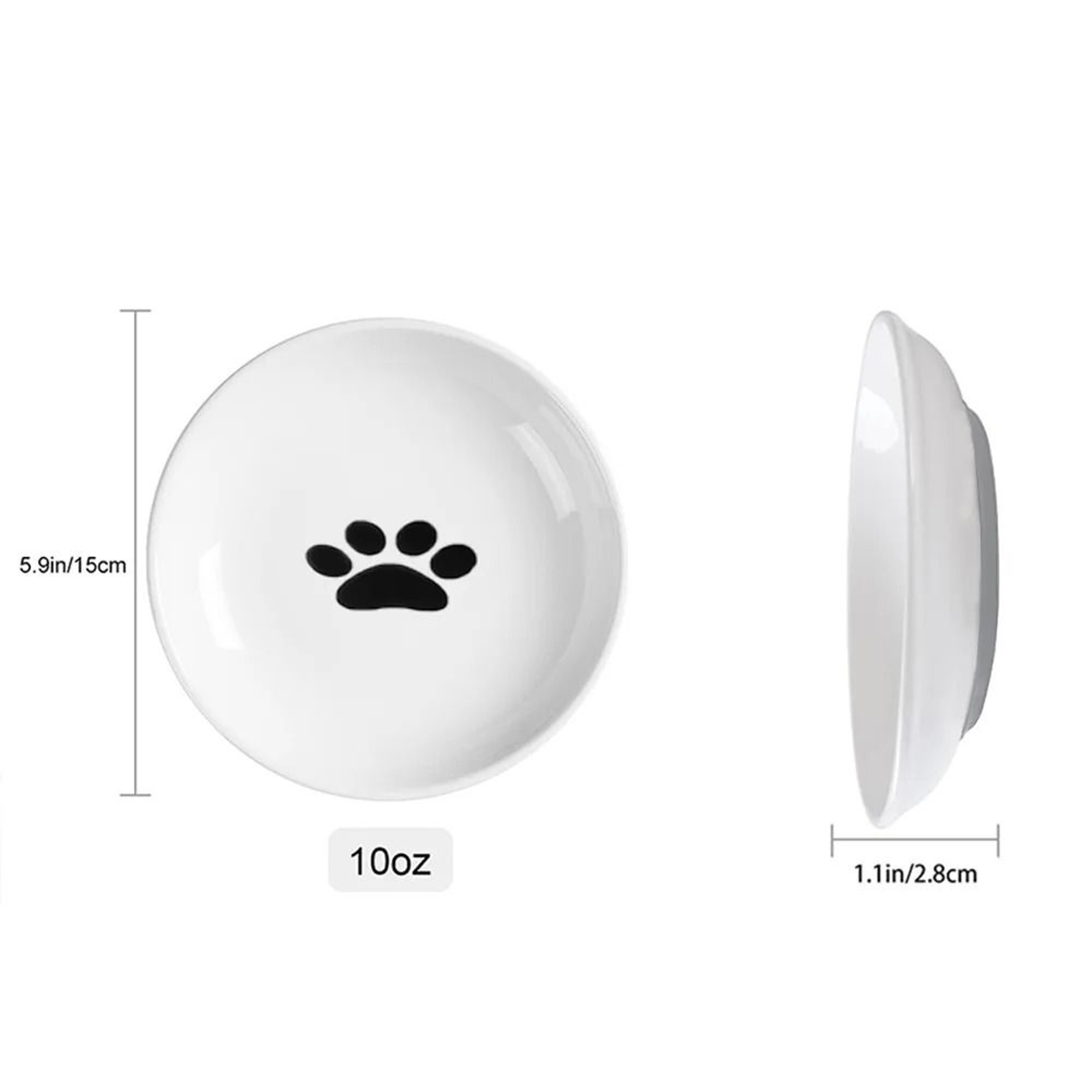 WhiskerSafe Ceramic Culinary Platter 10