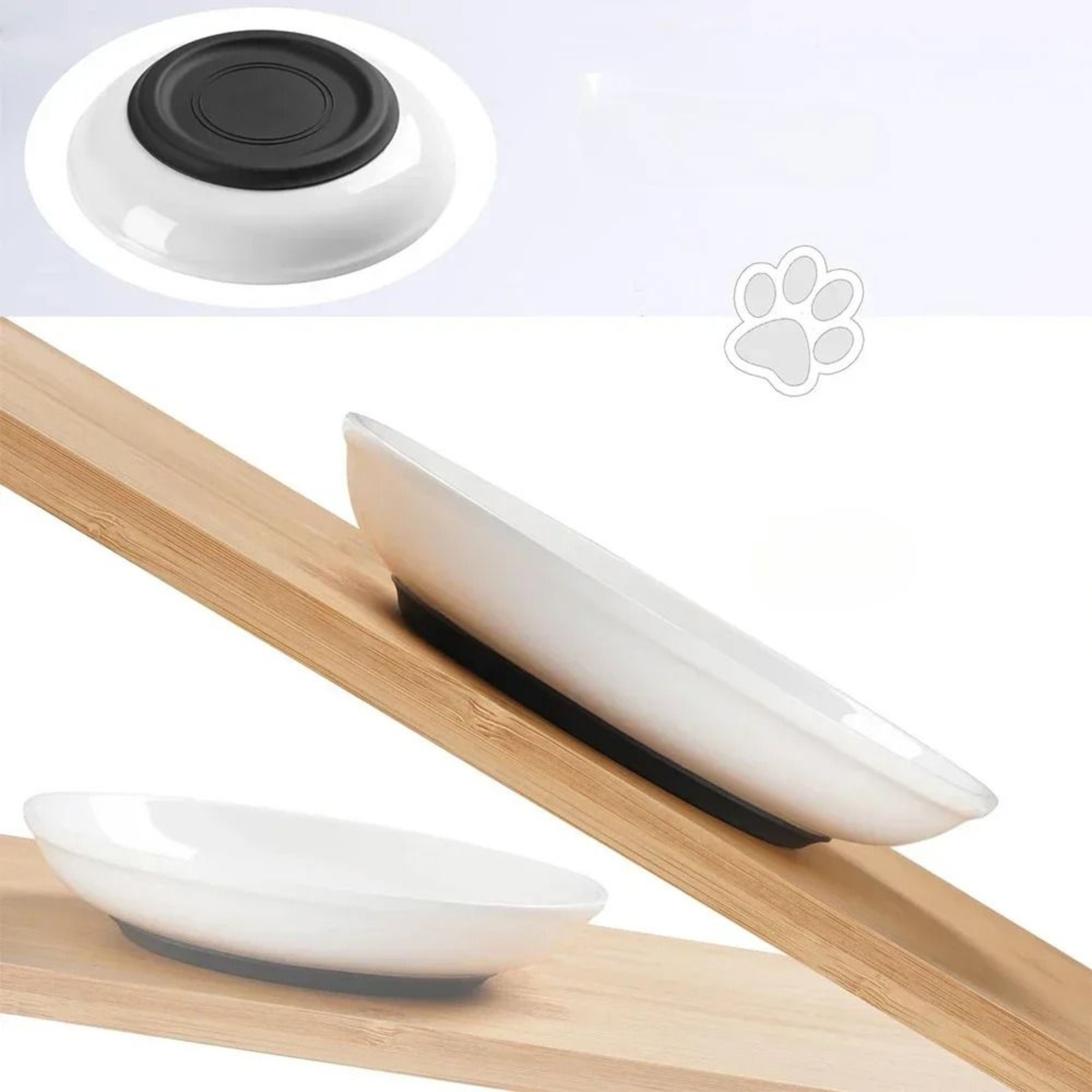 WhiskerFriendly Porcelain Snack Platter 2