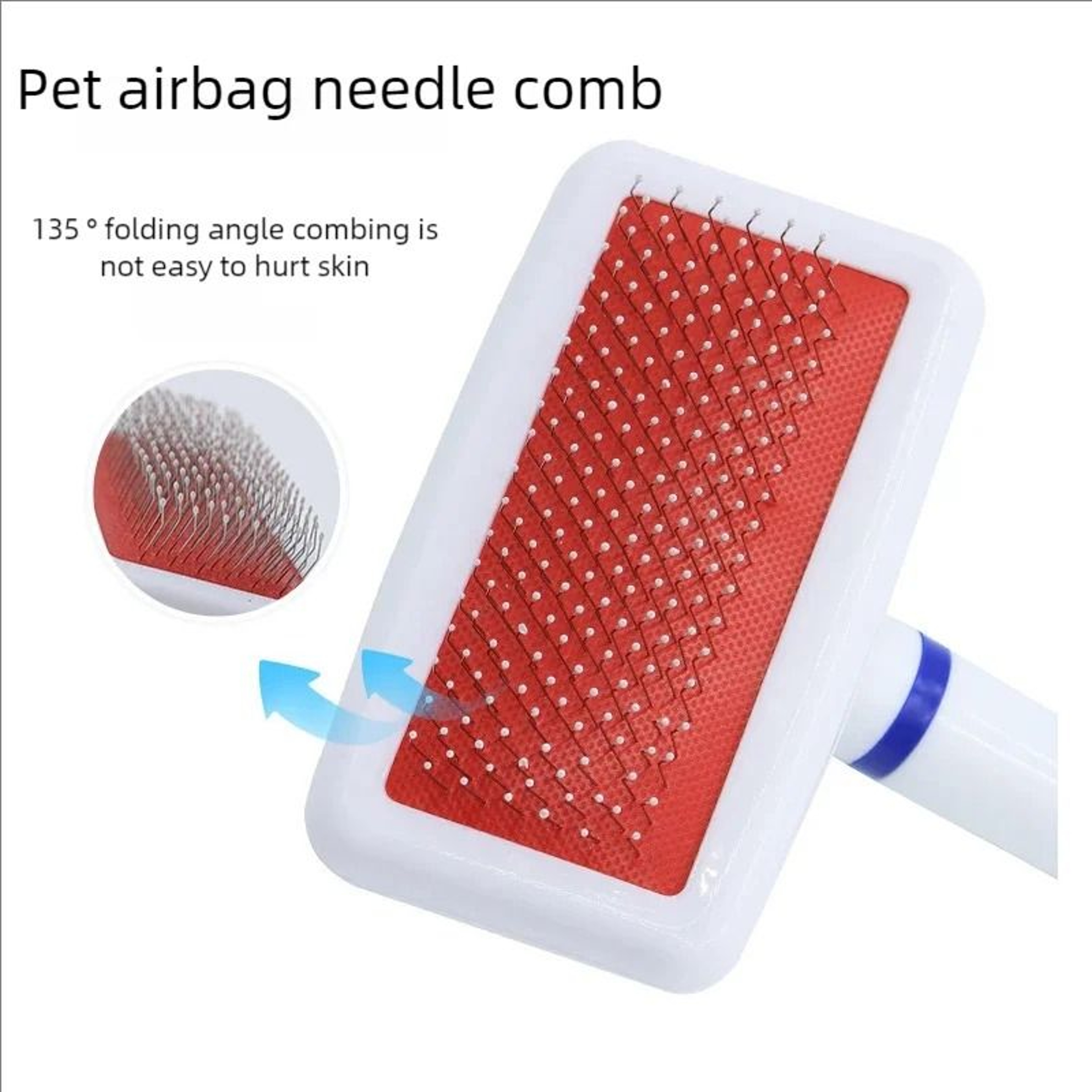 SelfCleaning Grooming Slicker Brush 2