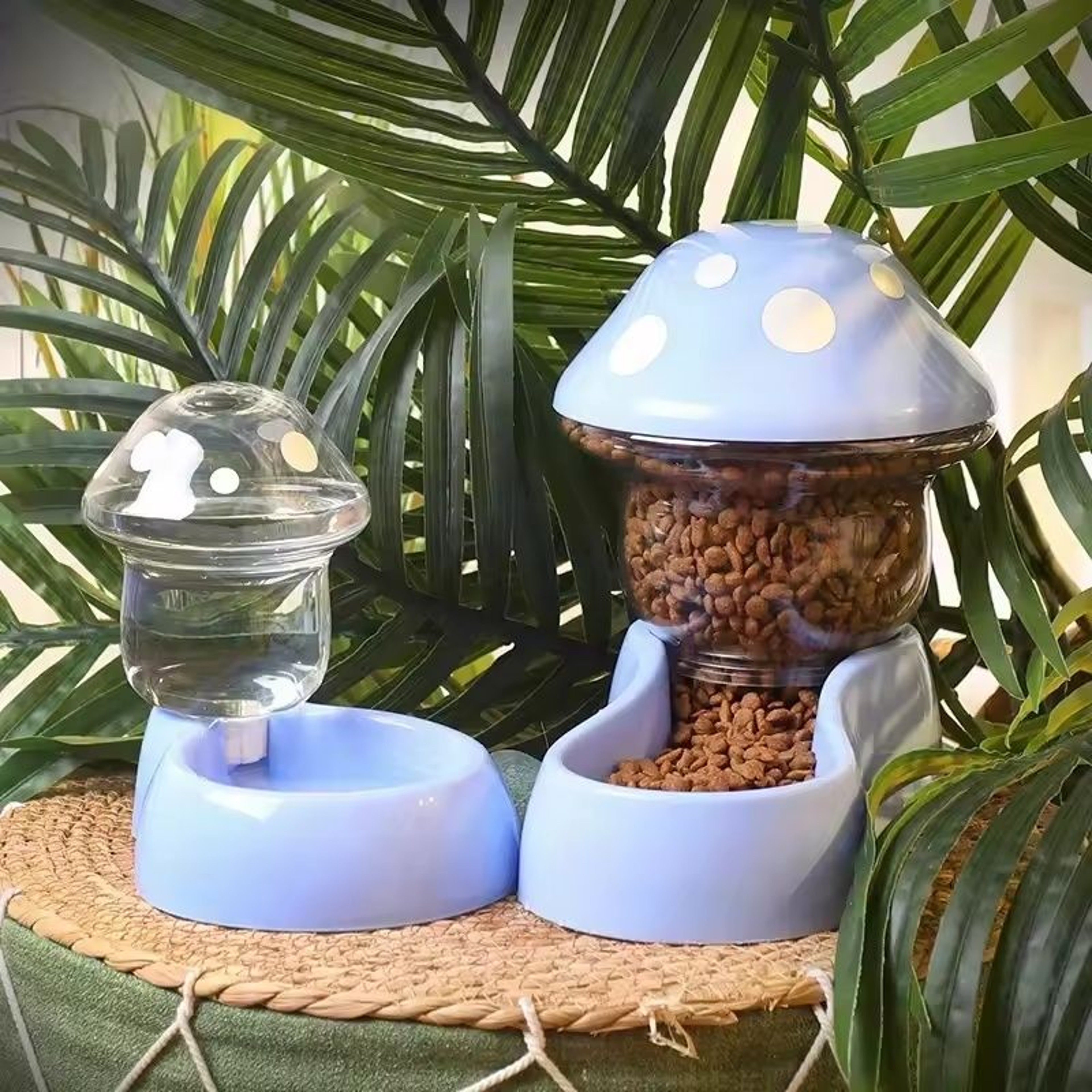 MushroomStyle Automatic Food  Water Dispenser 5